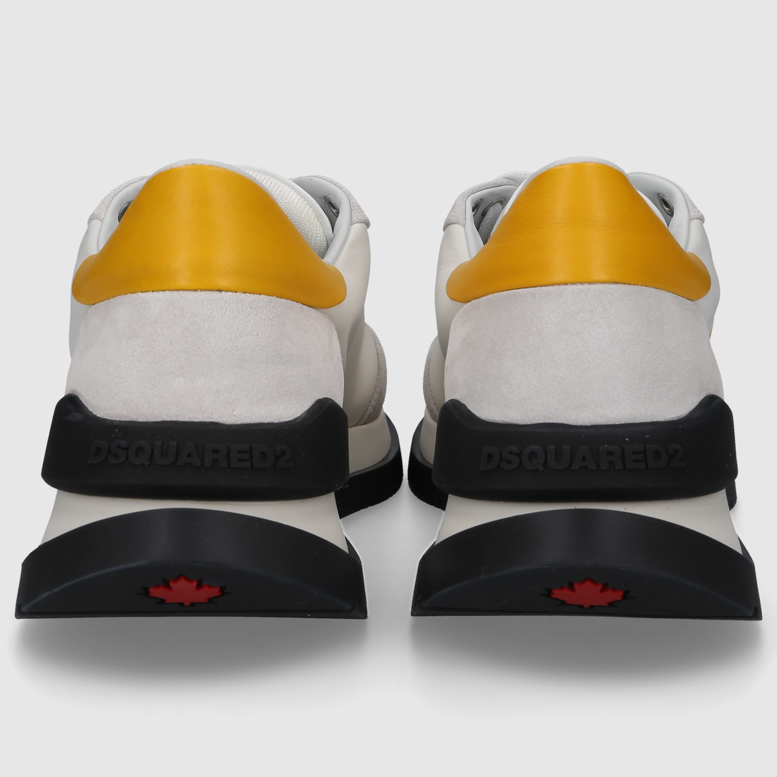 Dsquared2 Men's Sneakers SNM0417 WHITE-YELLOW