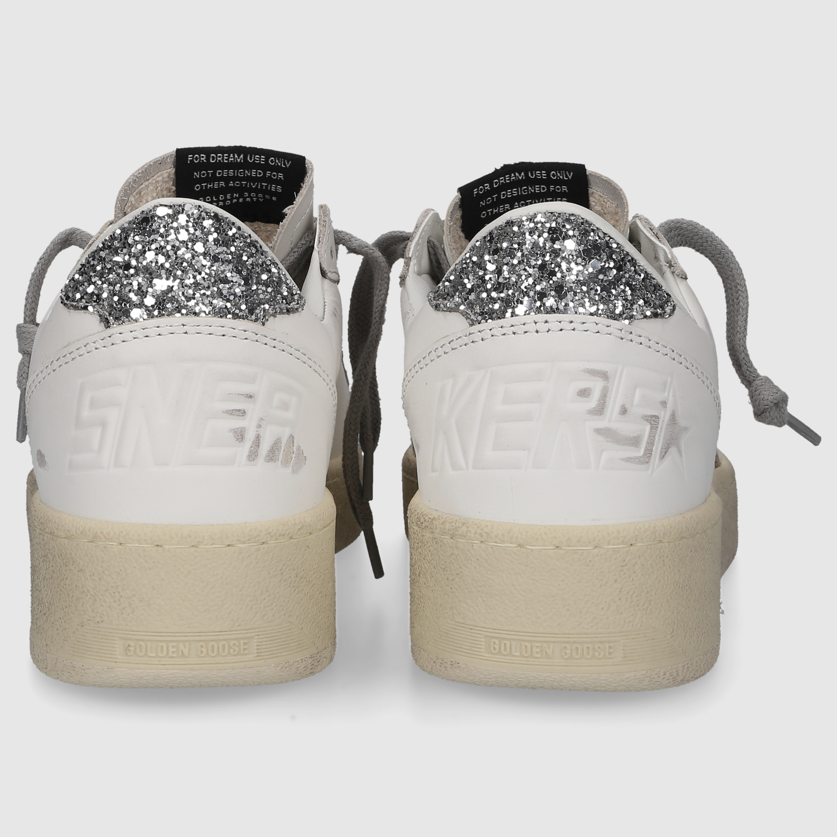 Golden Goose Damen Sneaker GWF00804 WEISS-SILBER