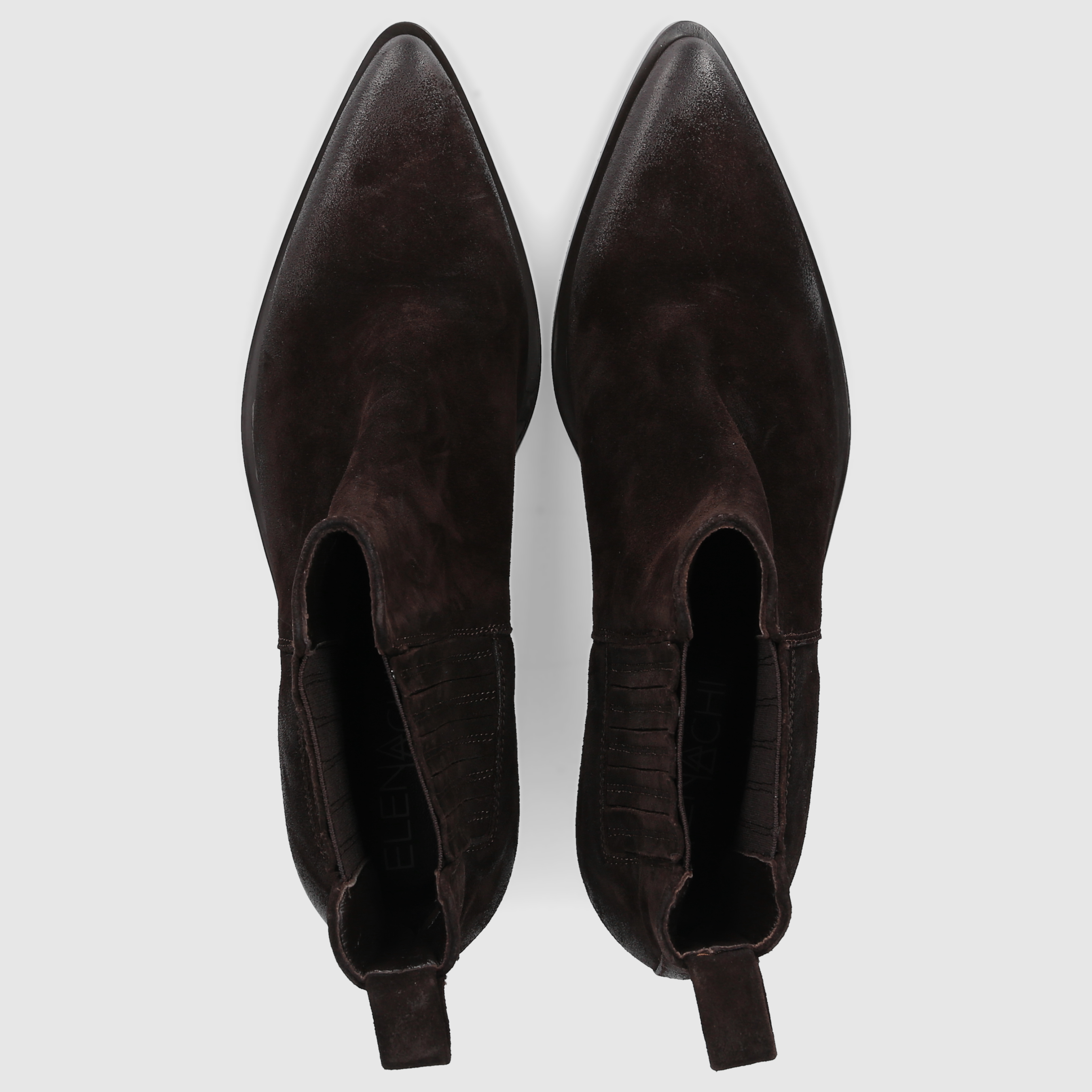 Elena Iachi women's ankle boots E4027 DK-BROWN