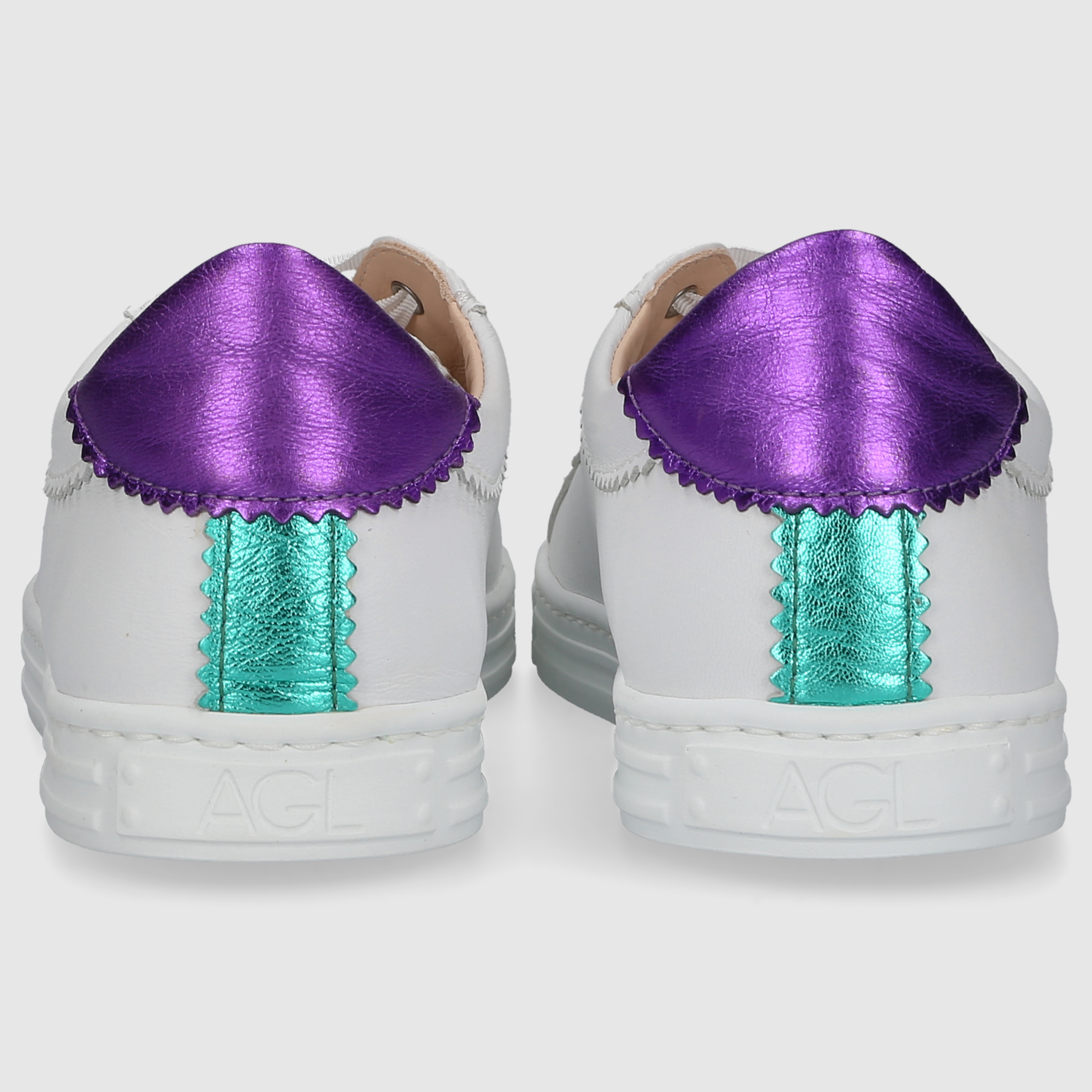 AGL Attilio Giusti Leombruni Damen Sneaker D936029PGKT083F897 WEISS-LILA