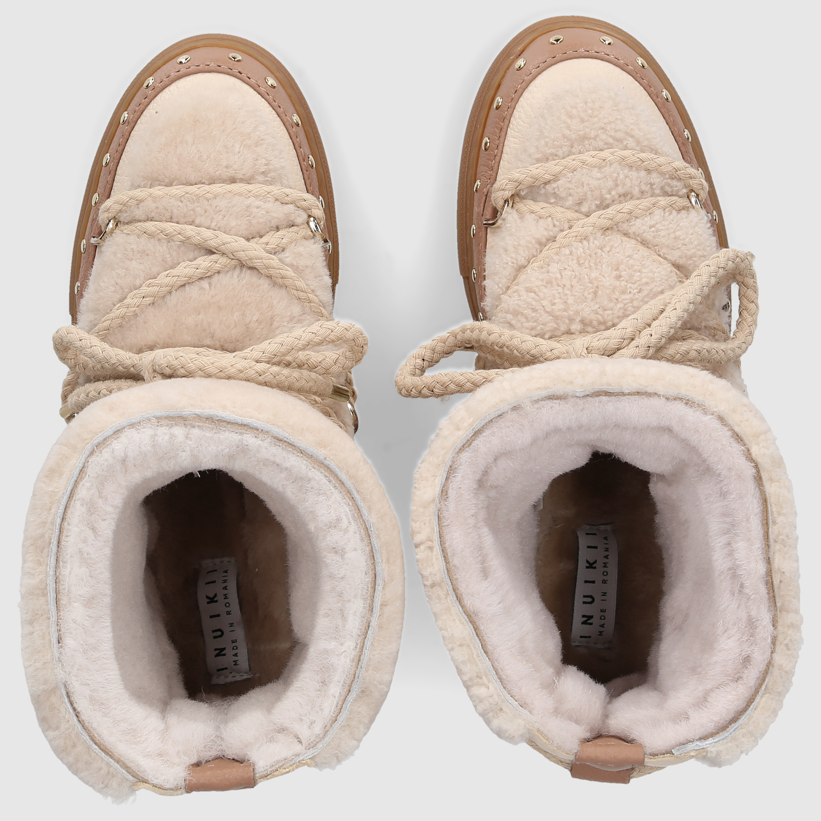 Inuikii Damen Boot CURLY ROCK Beige