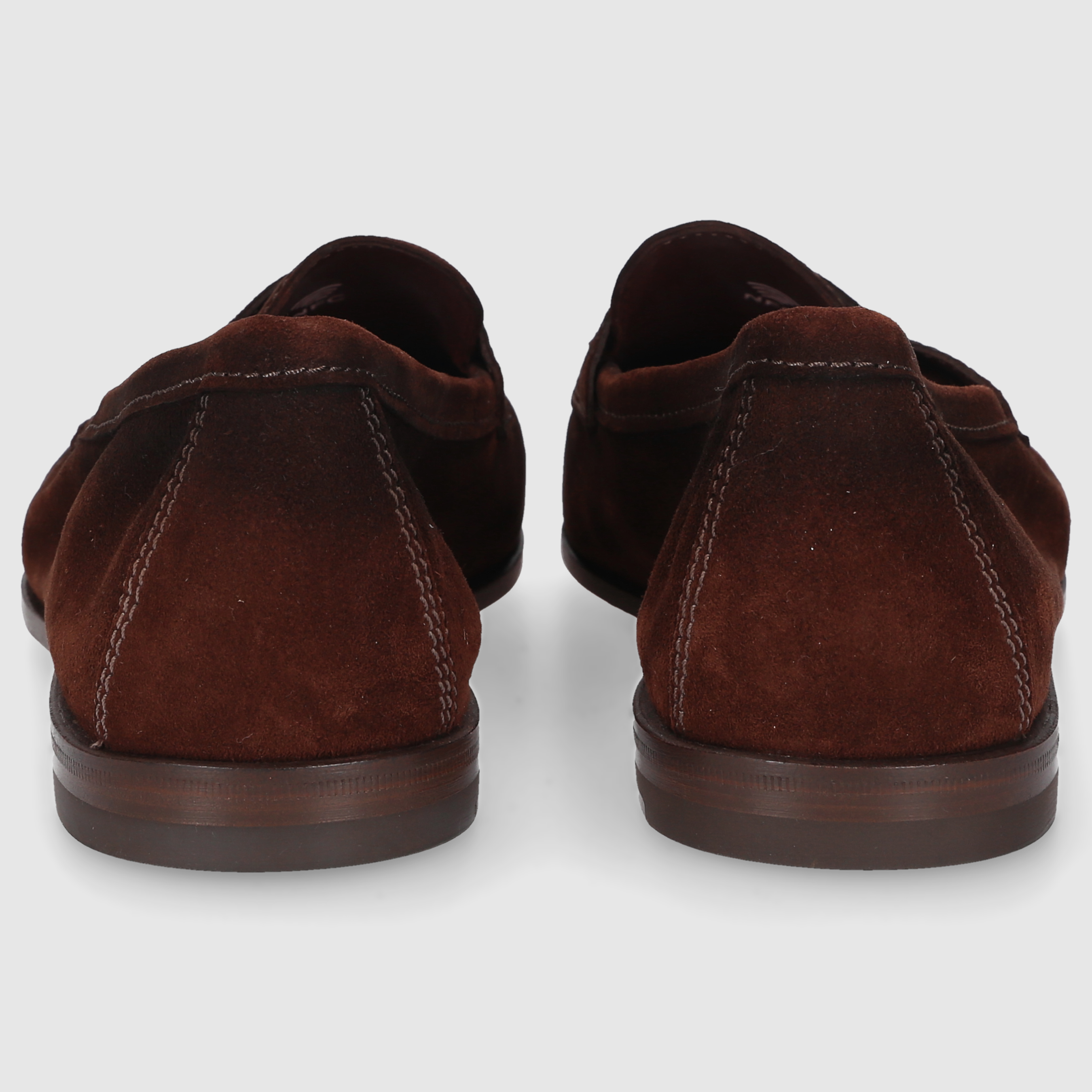 Santoni men's moccasins MCNC18837SA4SEAA DK-BROWN