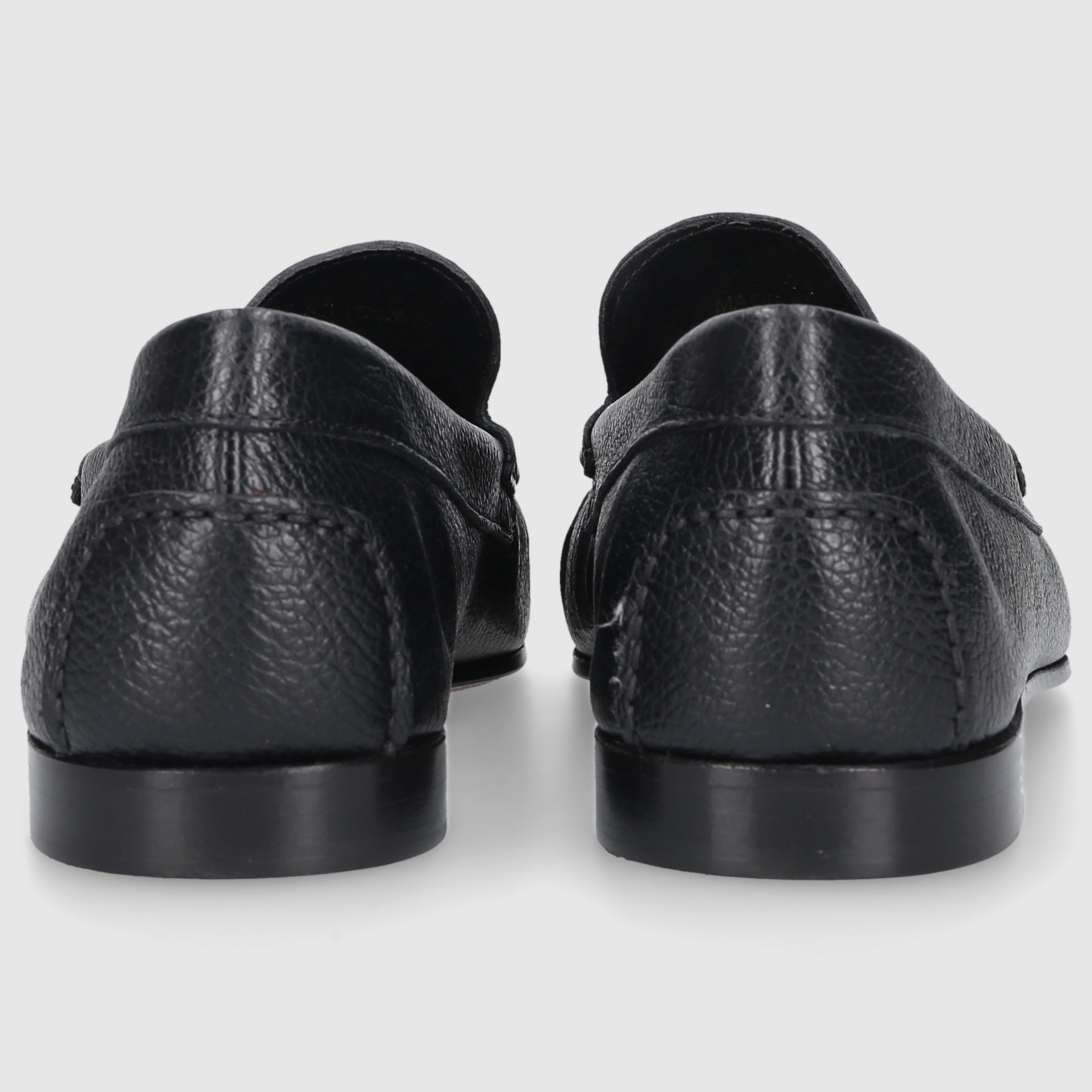 P. Dolce Men's Moccasins U1040001 BLACK