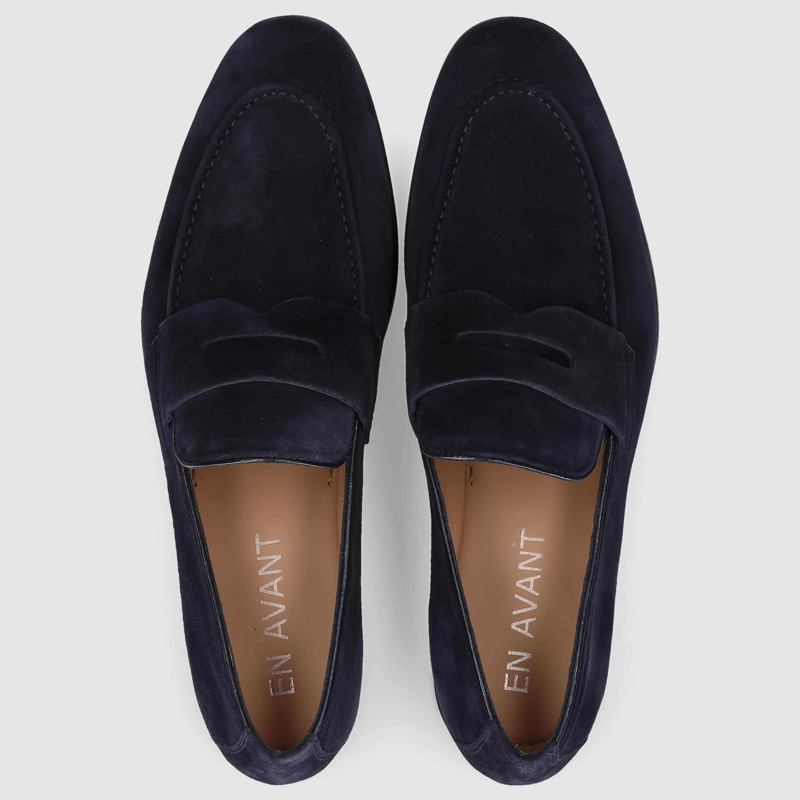 EN AVANT Herren Mokkasins 464 DK-BLAU