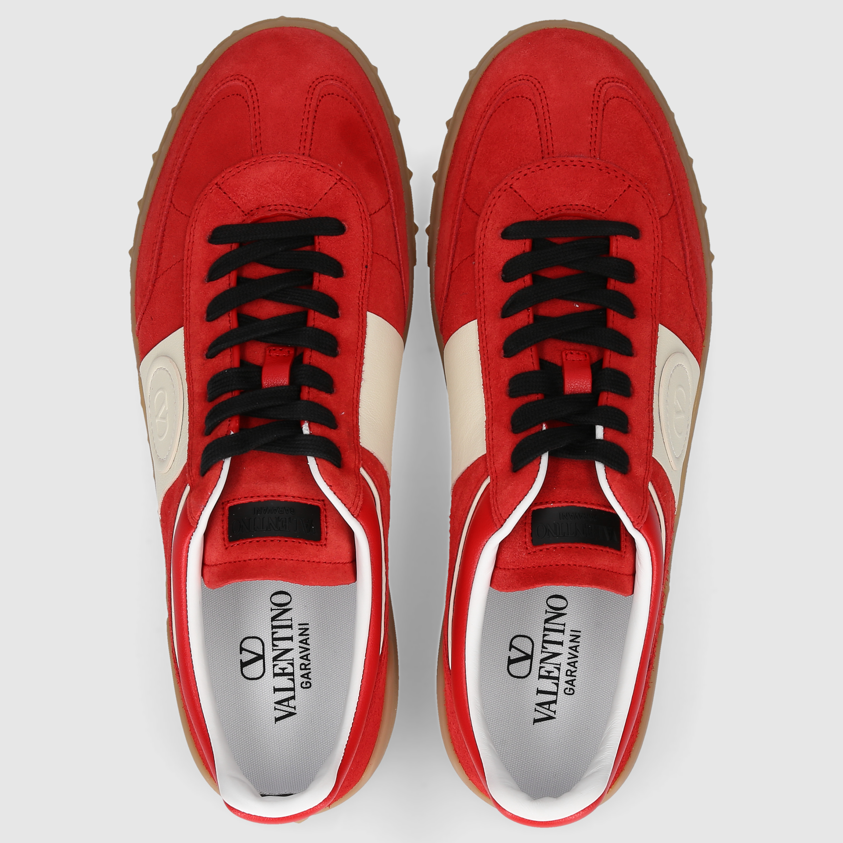 Valentino Garavani Herren Sneaker 6Y2S0H77LAL ROT-BEIGE