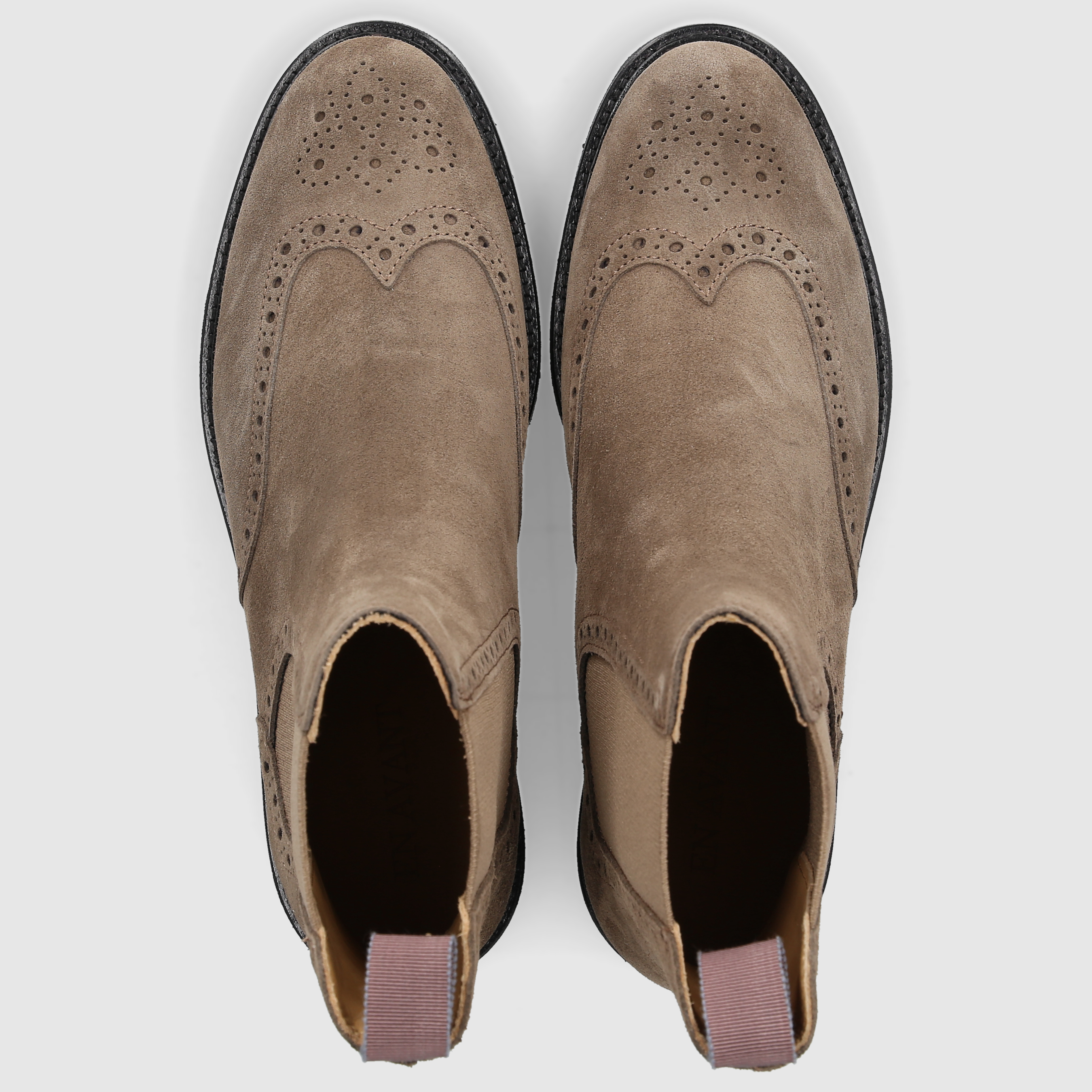 EN AVANT Women's Ankle Boots D060021-417 Suede Brown