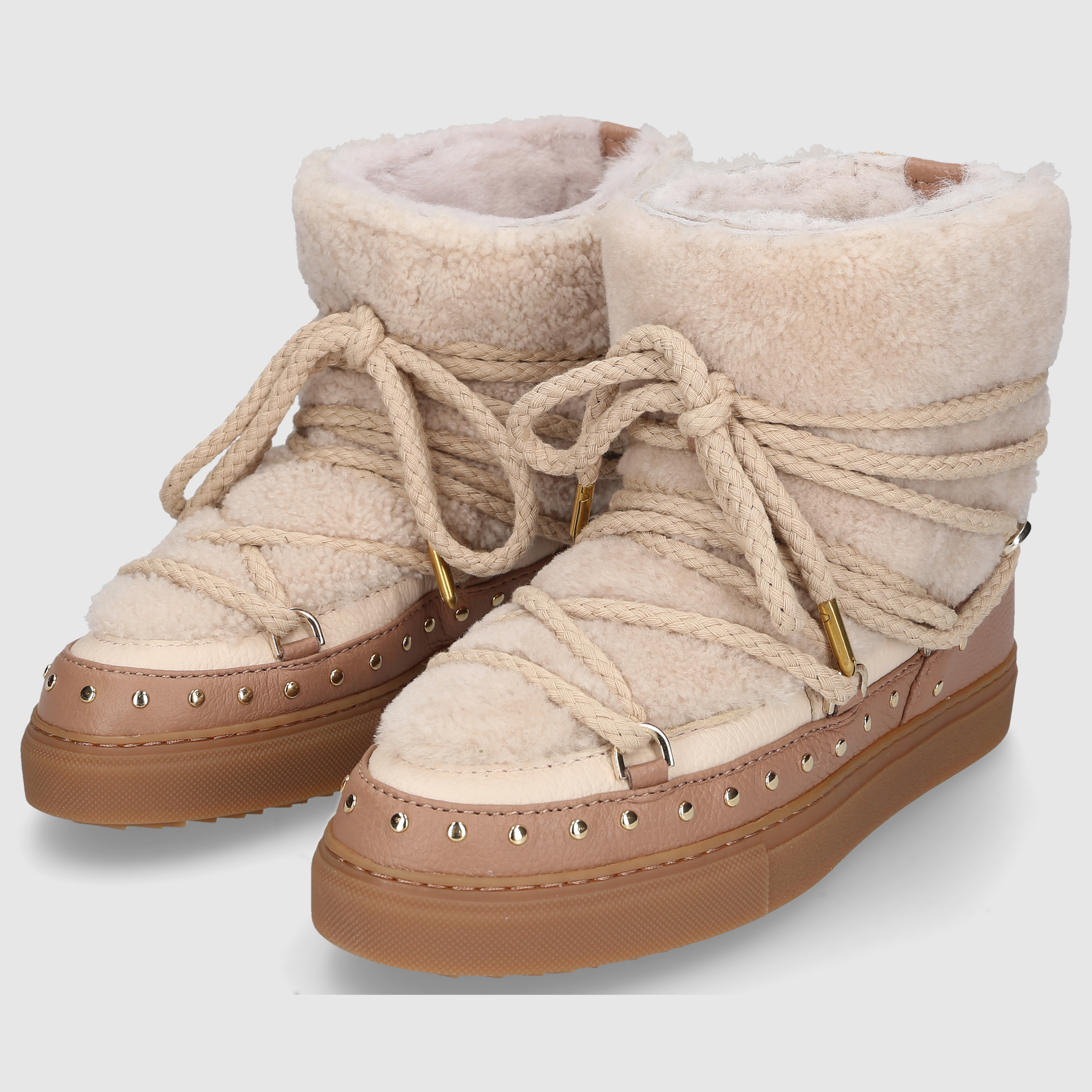 Inuikii Damen Boot CURLY ROCK Beige