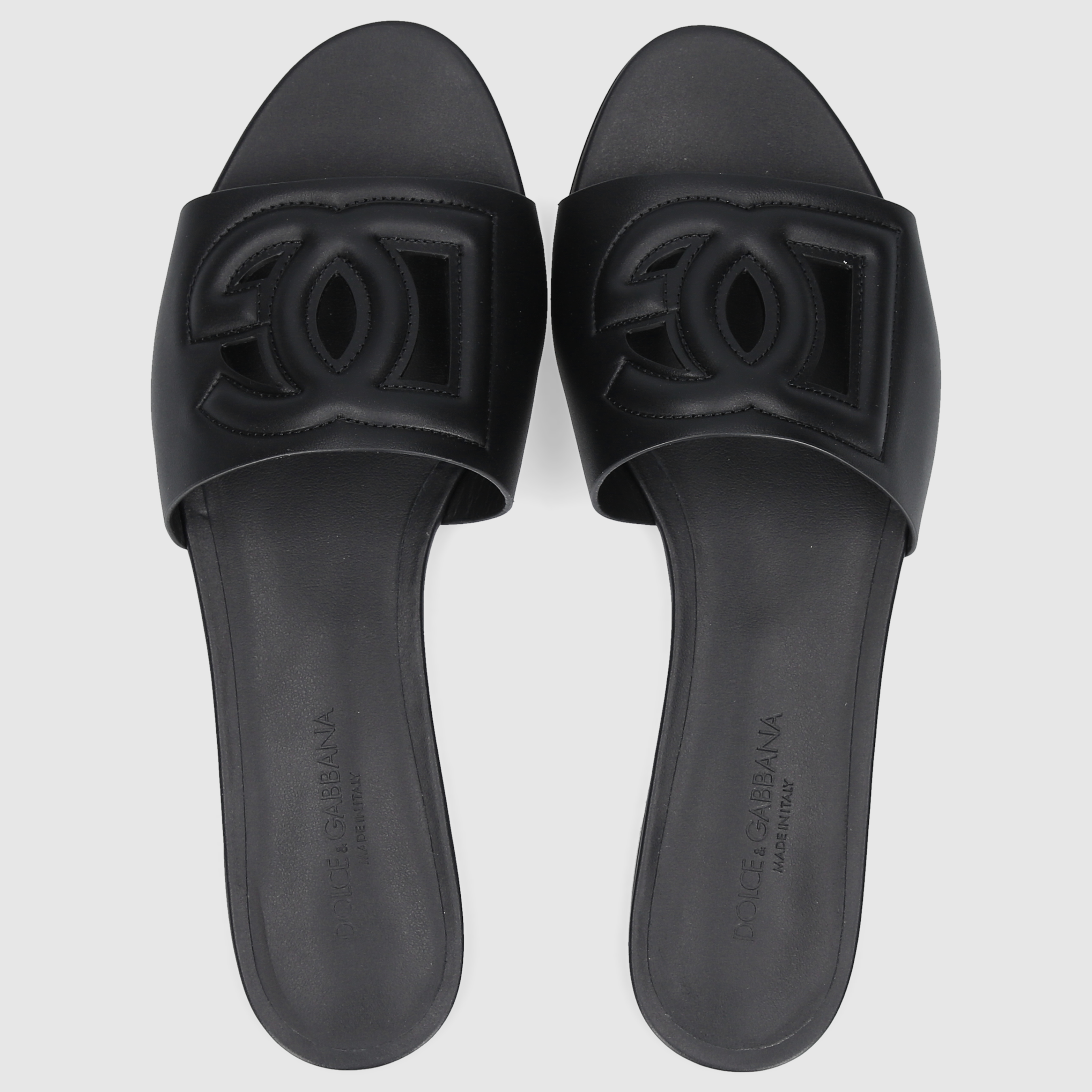 Dolce & Gabbana W SANDALS FLAT CQ0436 Black