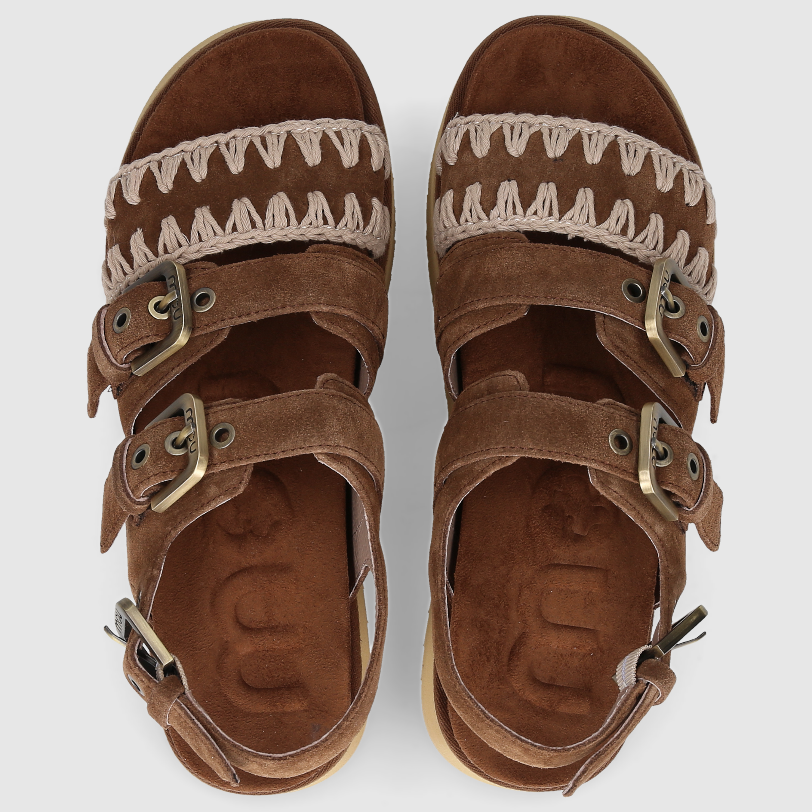 MOU Damen Sandalen 681000A BRAUN