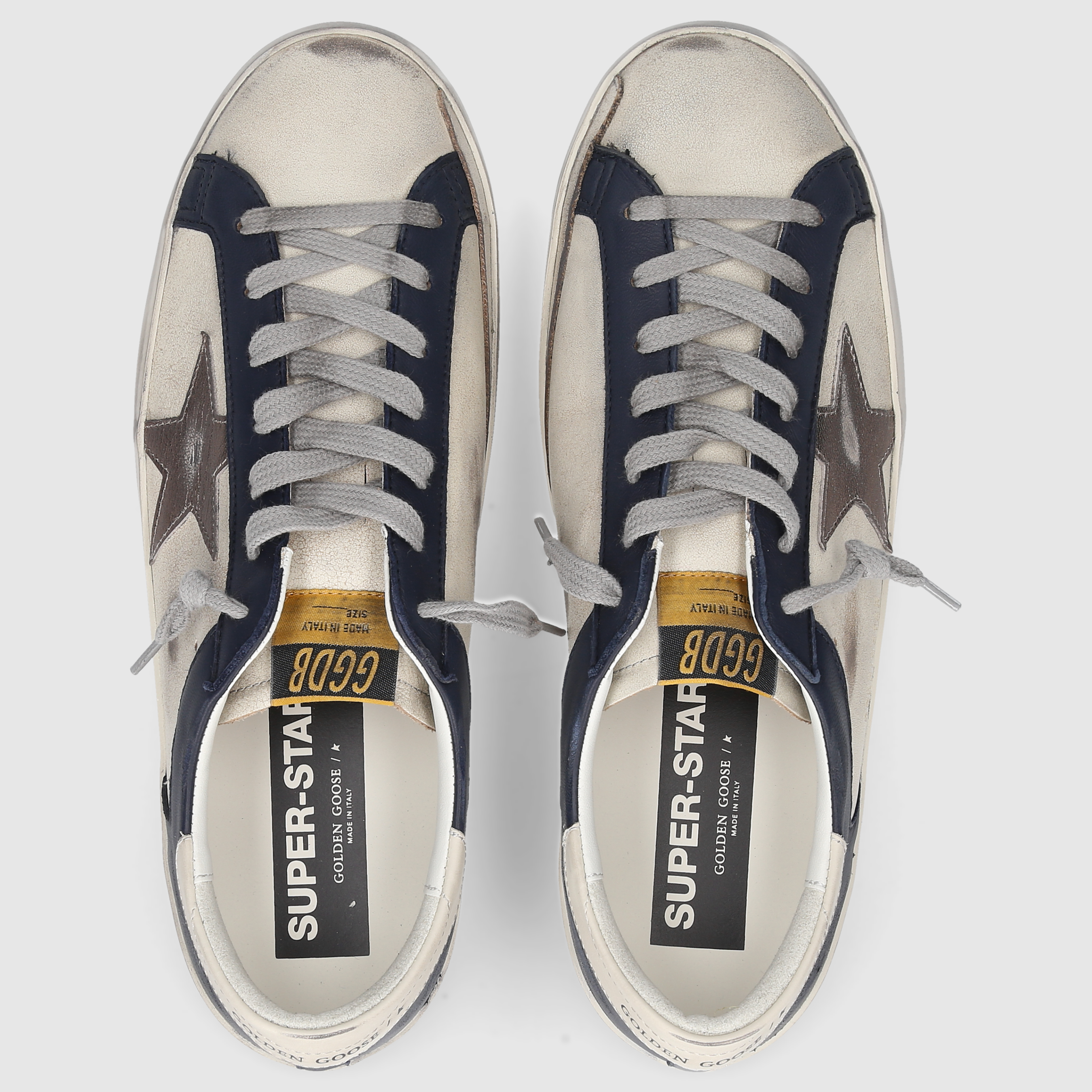 Golden Goose Herren Sneaker GMF00103 WEISS-BLAU