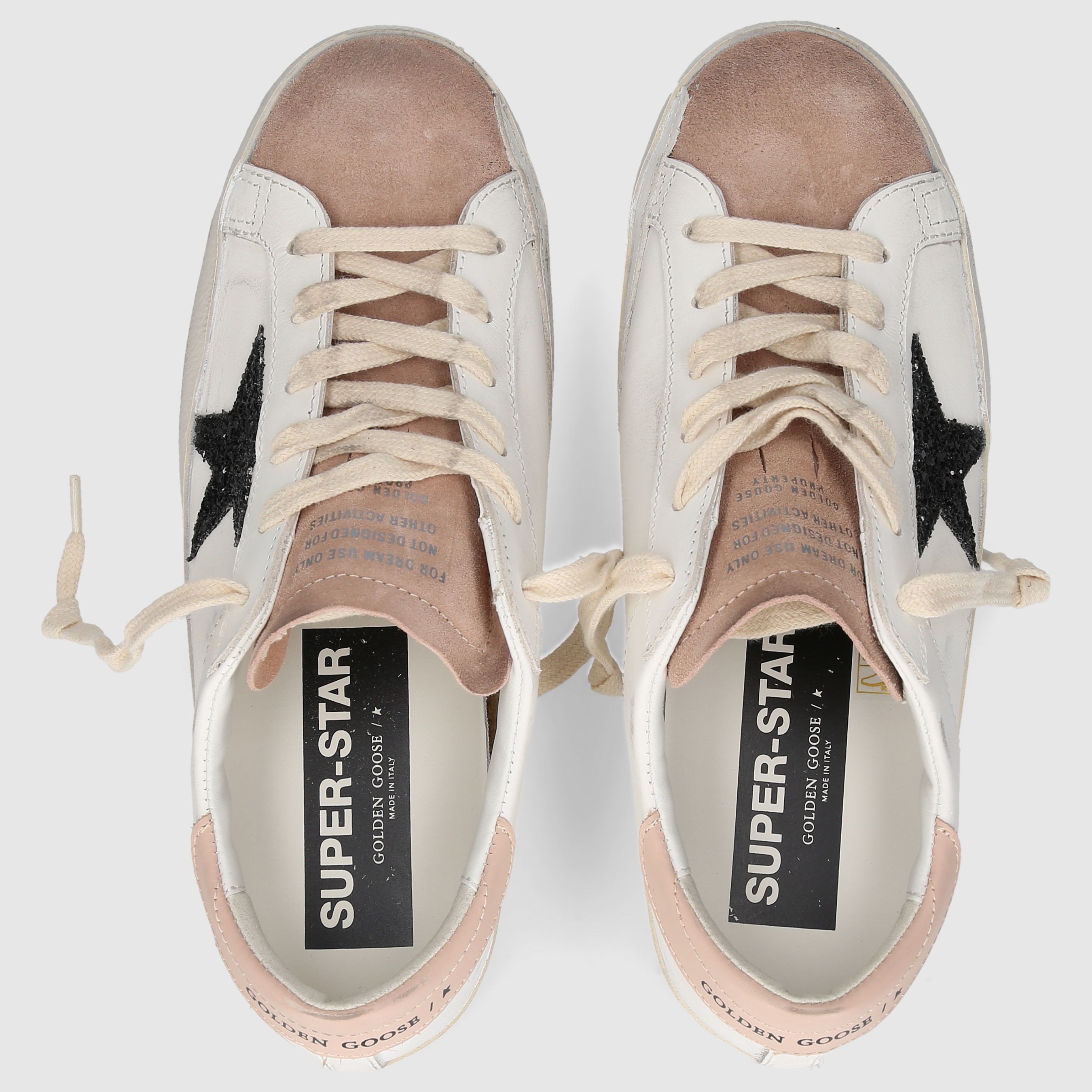 Golden Goose Damen Sneaker GWF00101 WEISS-ROSA