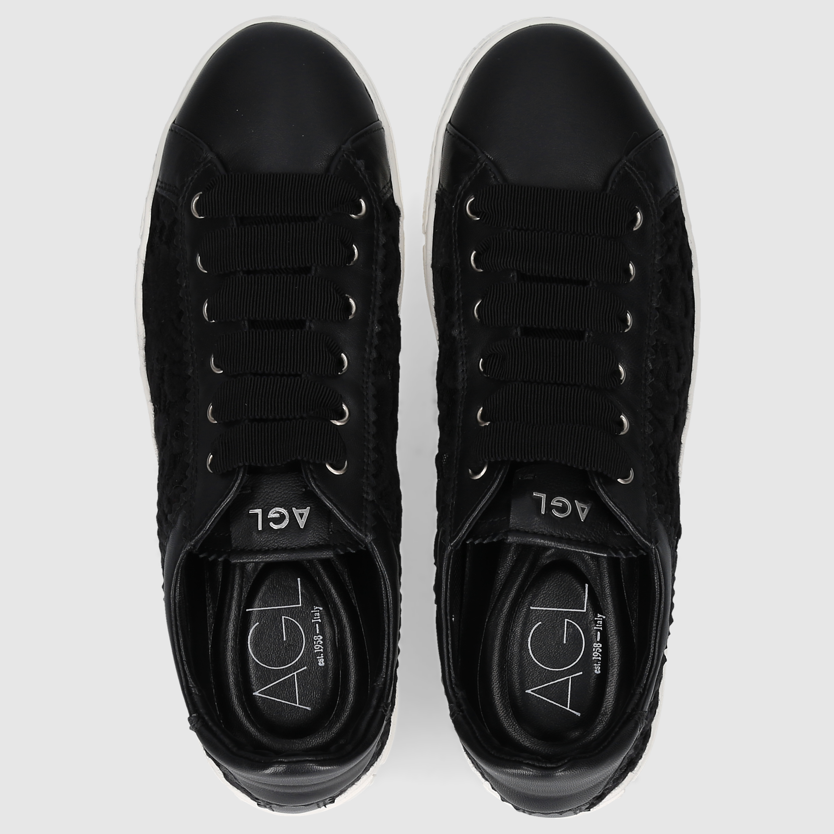 AGL Attilio Giusti Leombruni Damen Sneaker D936031PGKT046A577 SCHWARZ
