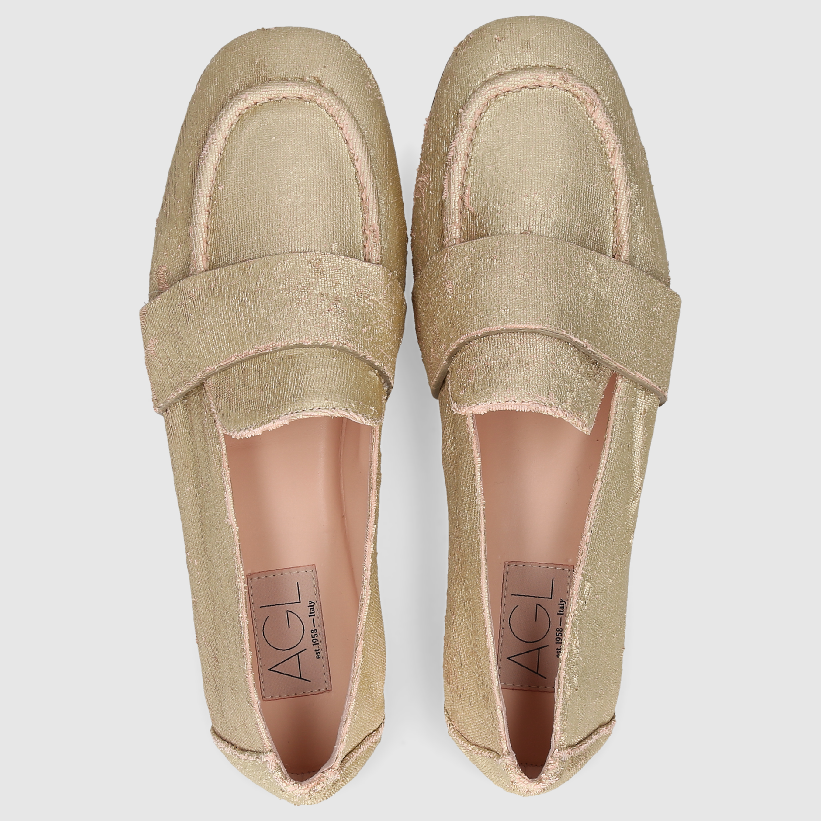 AGL Attilio Giusti Leombruni Damen Ballerinas D834083PCDRAPP0551 GOLD