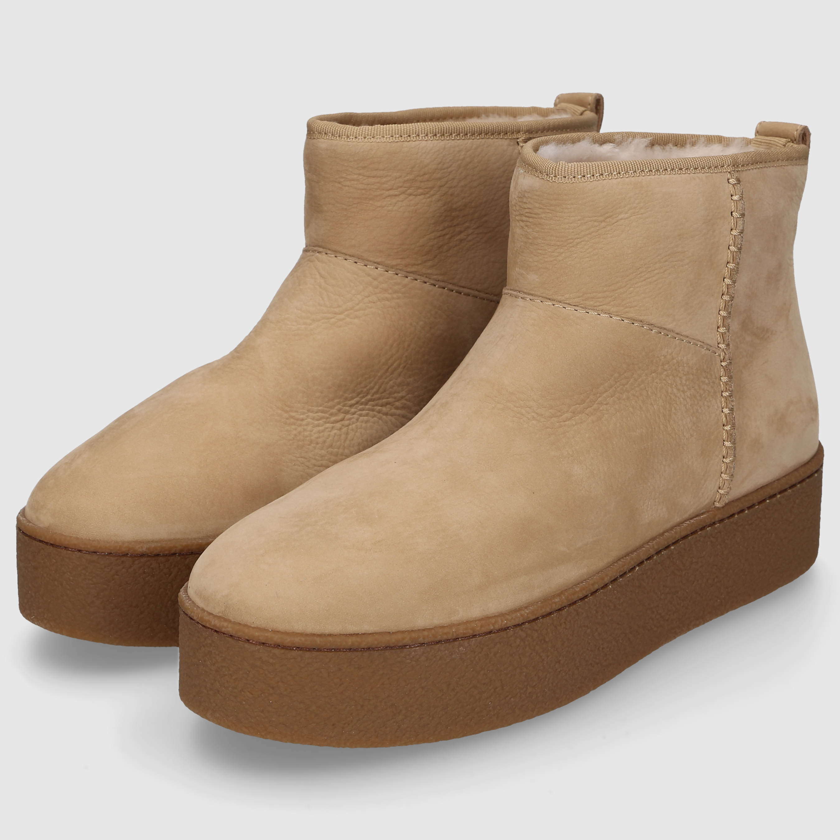 Hogan Damen Stiefeletten HXW6980FT506RN BEIGE