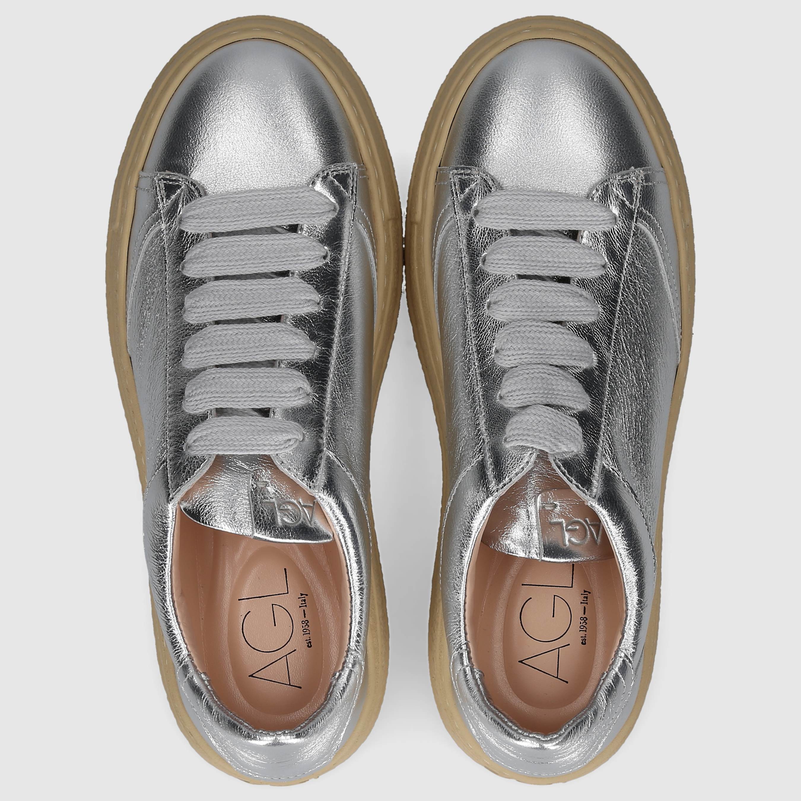 AGL Attilio Giusti Leombruni Damen Sneaker D946001PGKA206G426 SILBER