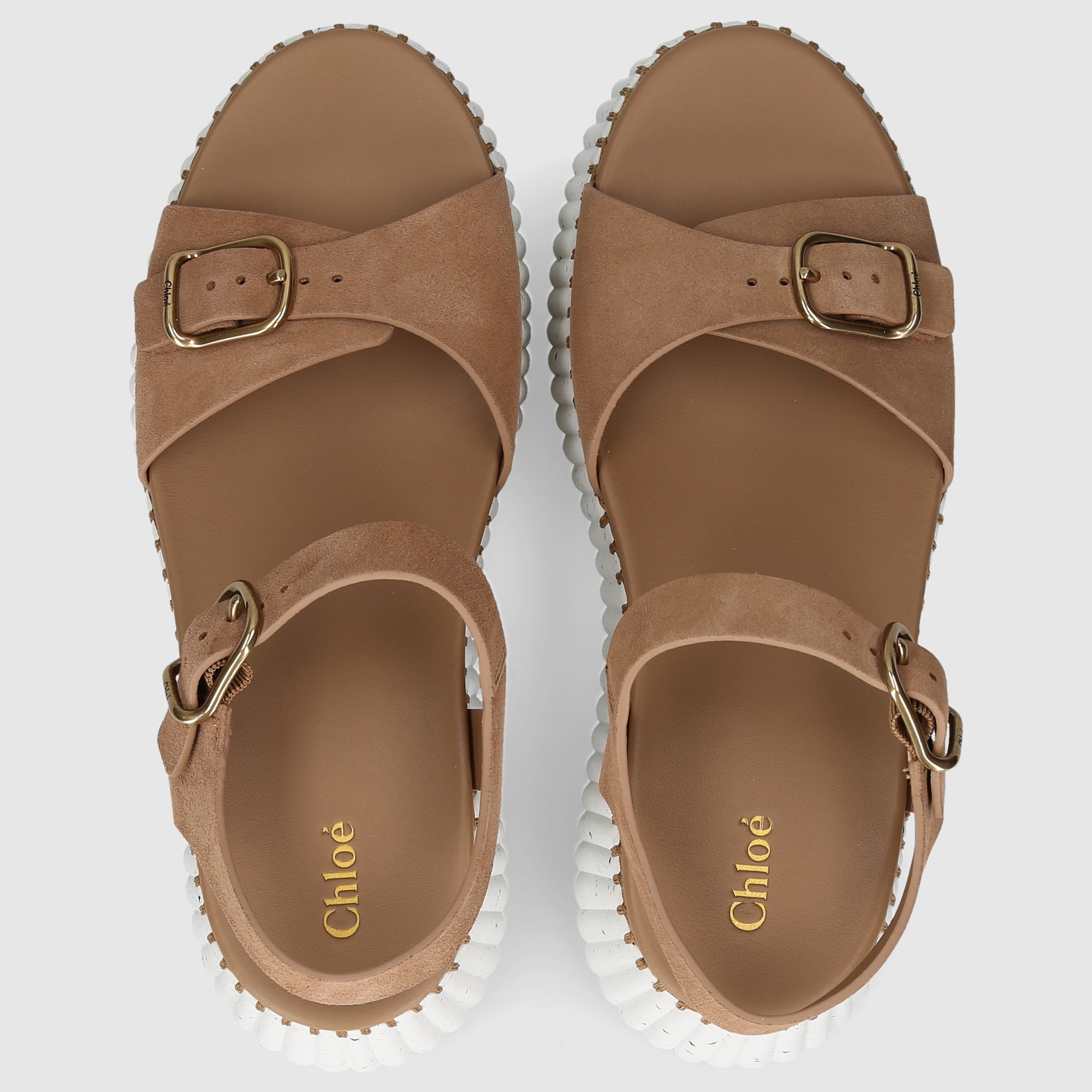 Chloé women's sandals CHC25U10PRY TAUPE