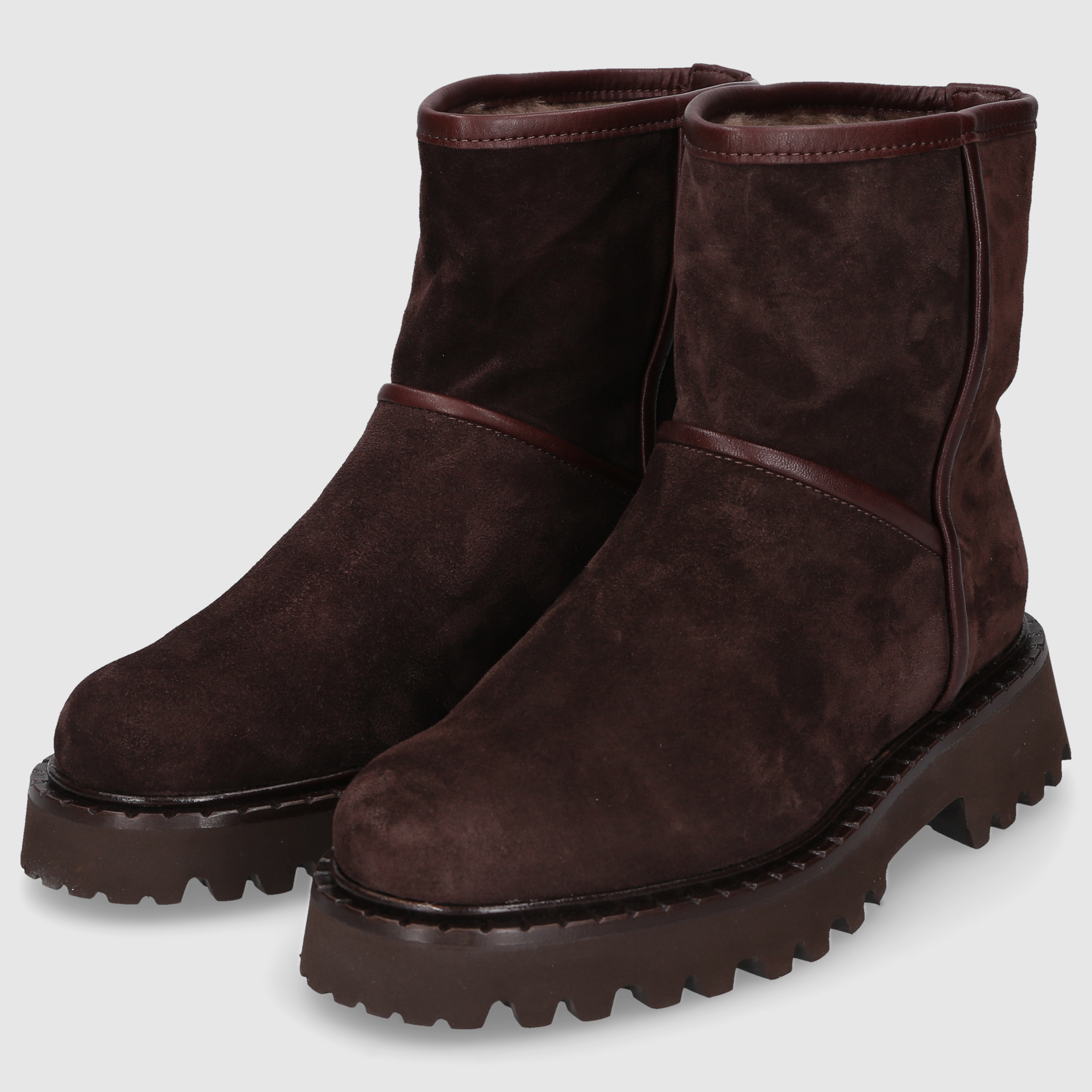 EN AVANT Damen Stiefeletten C324 DK-BRAUN