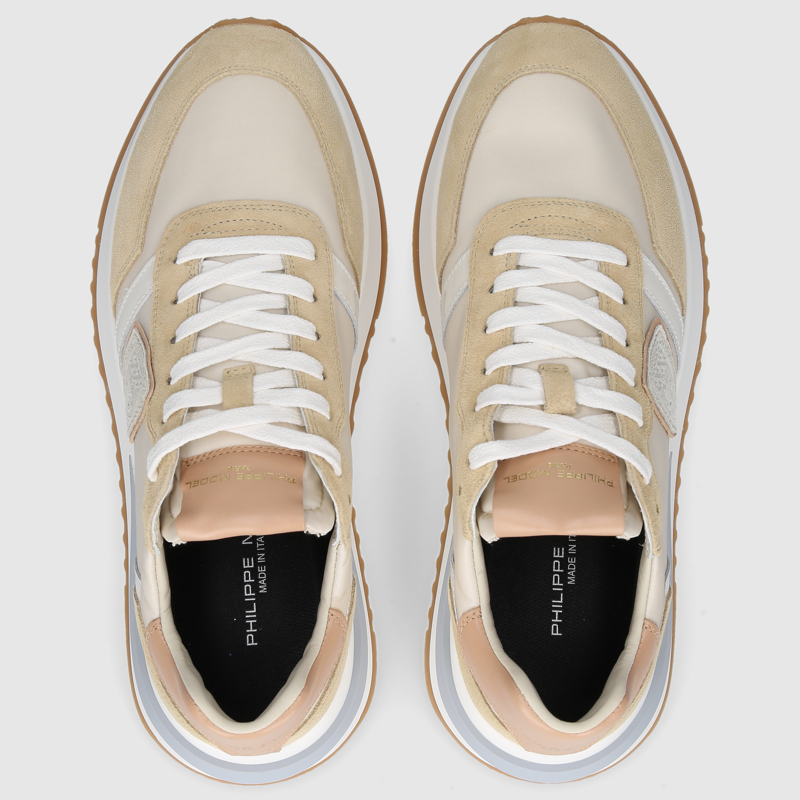 Philippe Model Damen Sneaker TYLD BEIGE-GELB