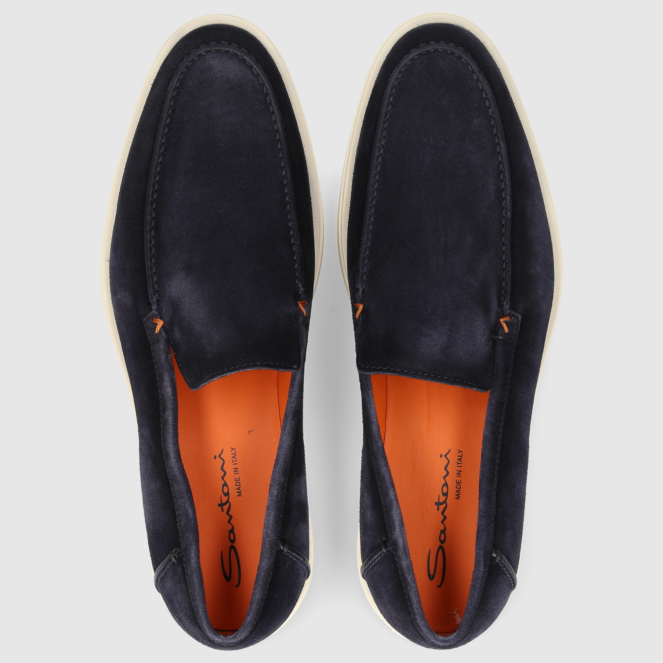 Santoni Herren Mokkasins MGDT17824TICBGEX DK-BLAU