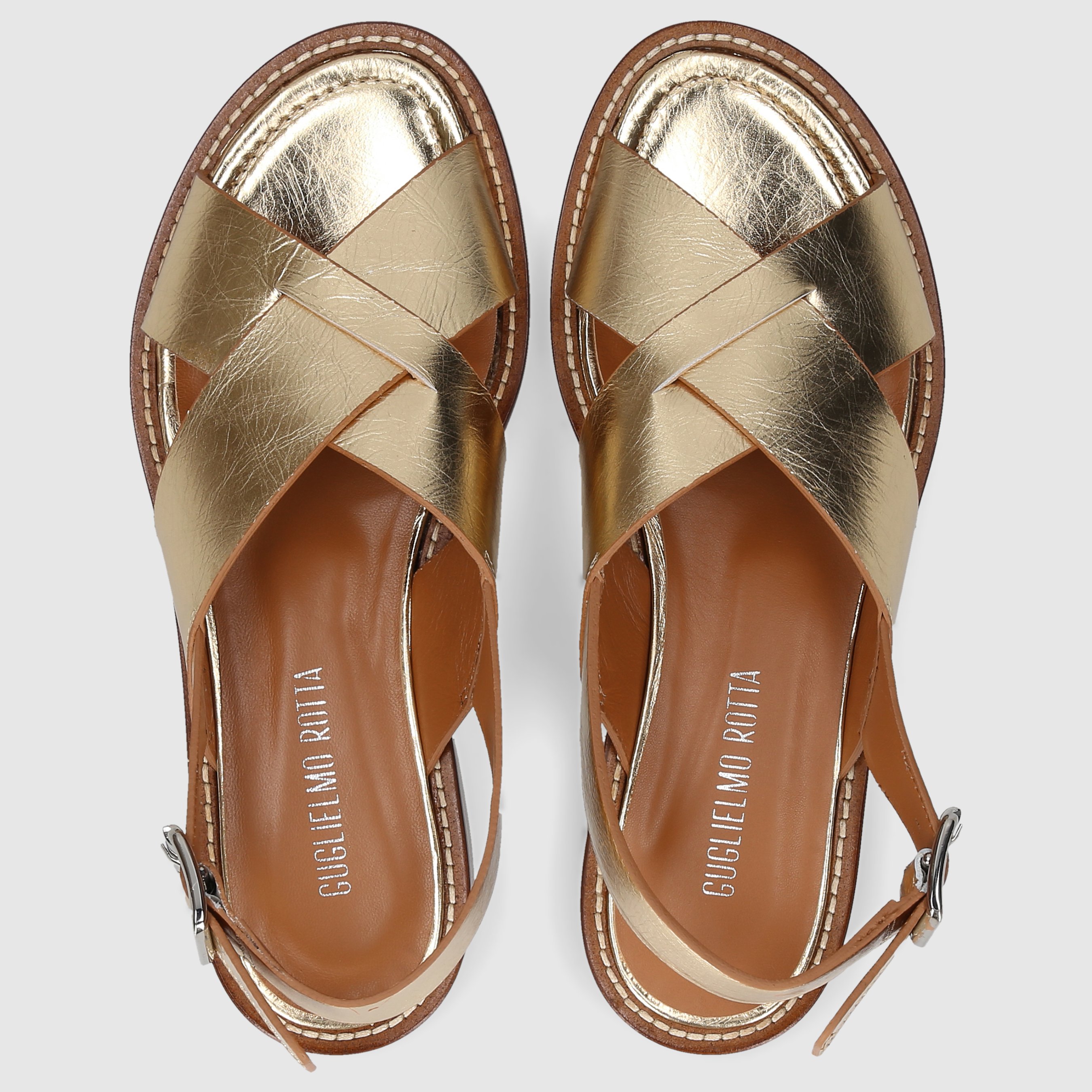 Guglielmo Rotta Damen Sandalen 55560132 GOLD