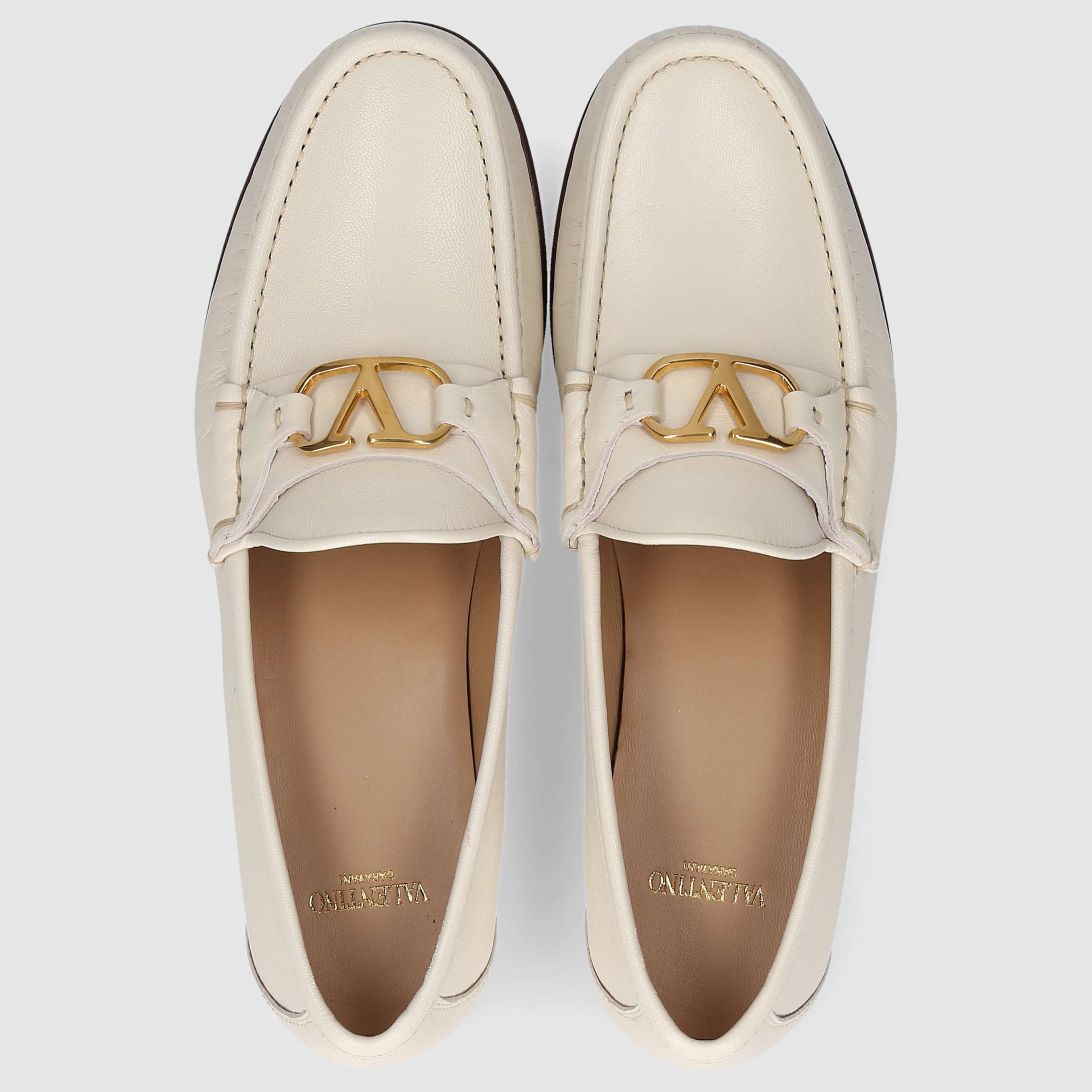 Valentino Garavani Damen Mokkasins 6W2S0LM0QCQ ECRU