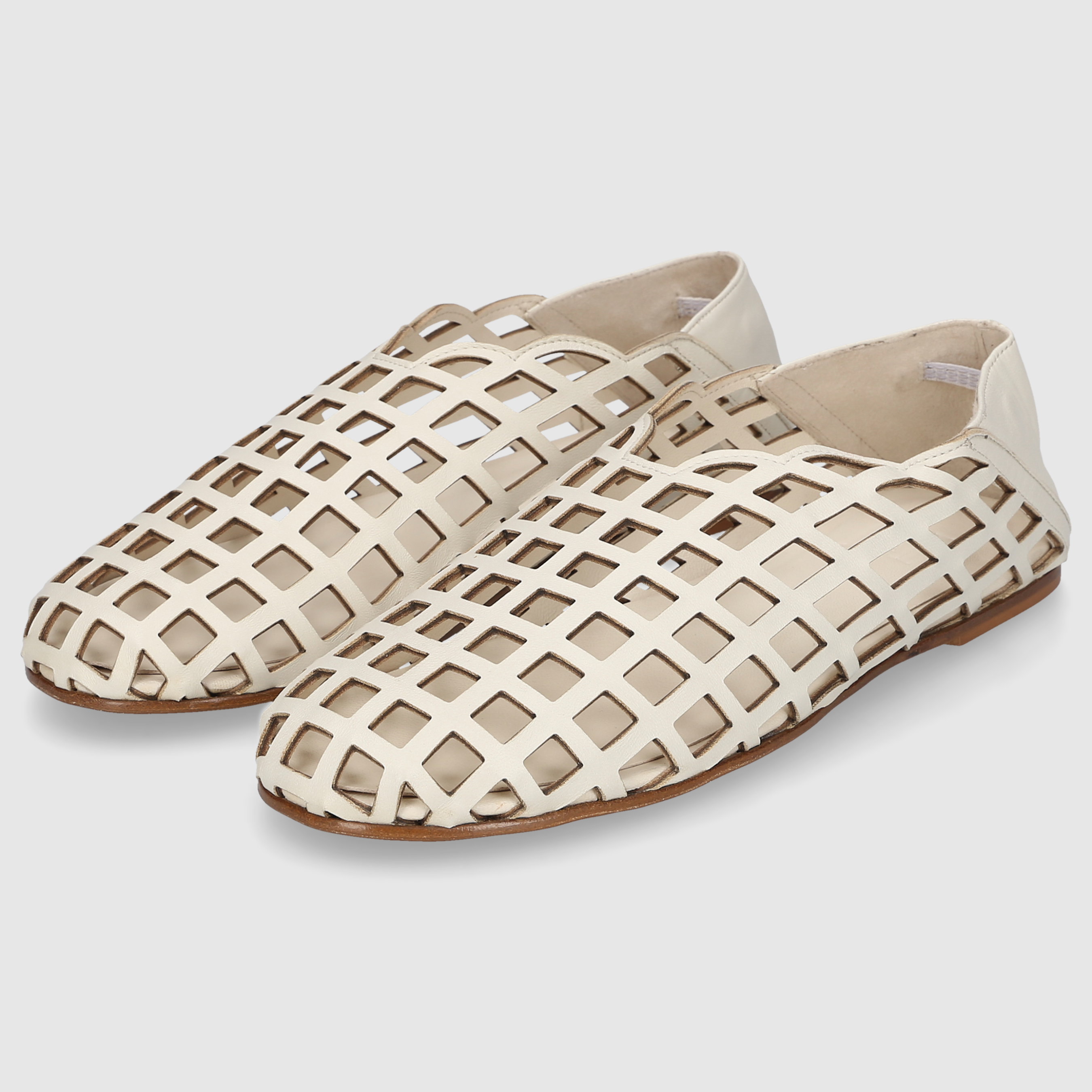 Giaborghini Damen Clogs PABBLEAT6500 Weiß