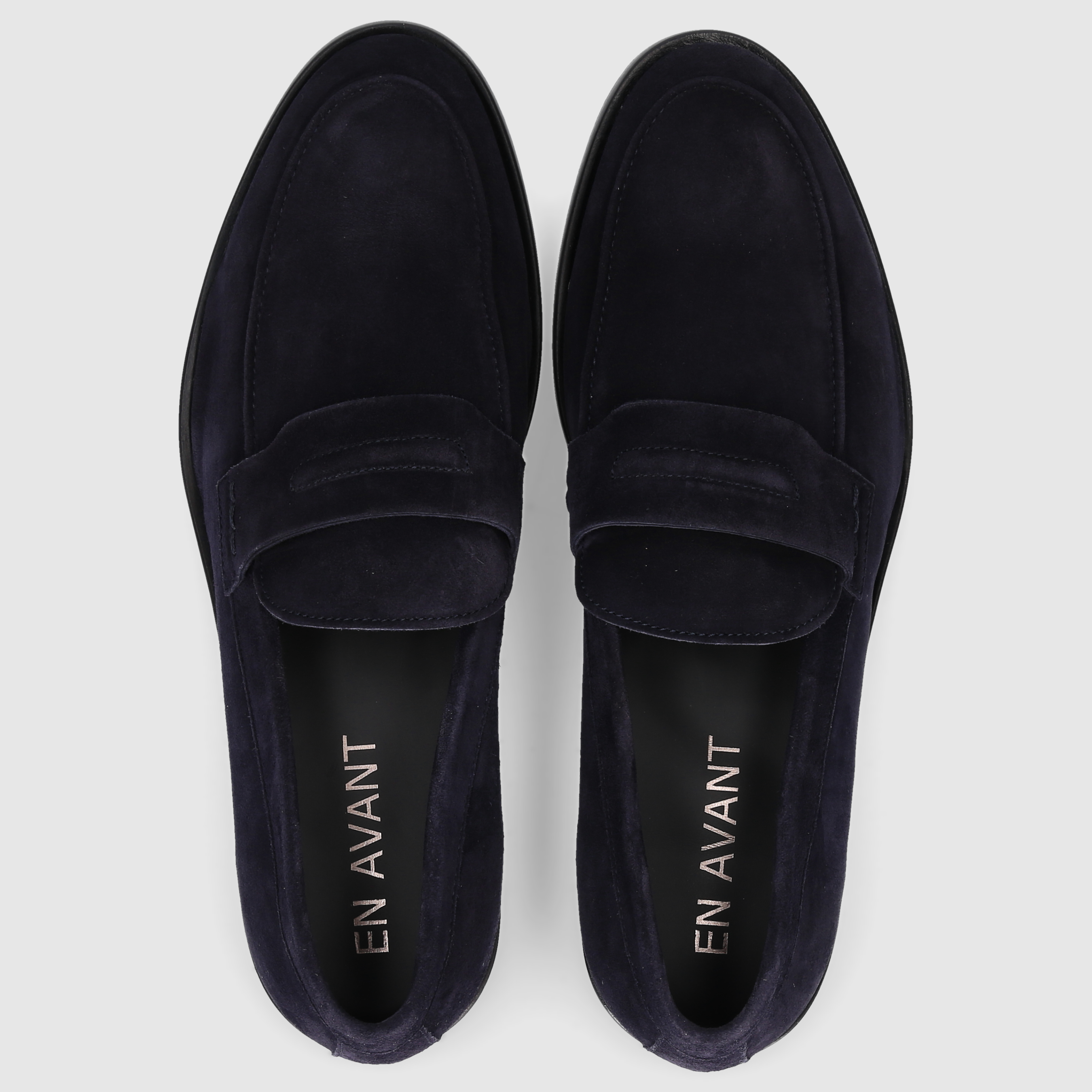 EN AVANT Herren Mokkasins 689 DK-BLAU