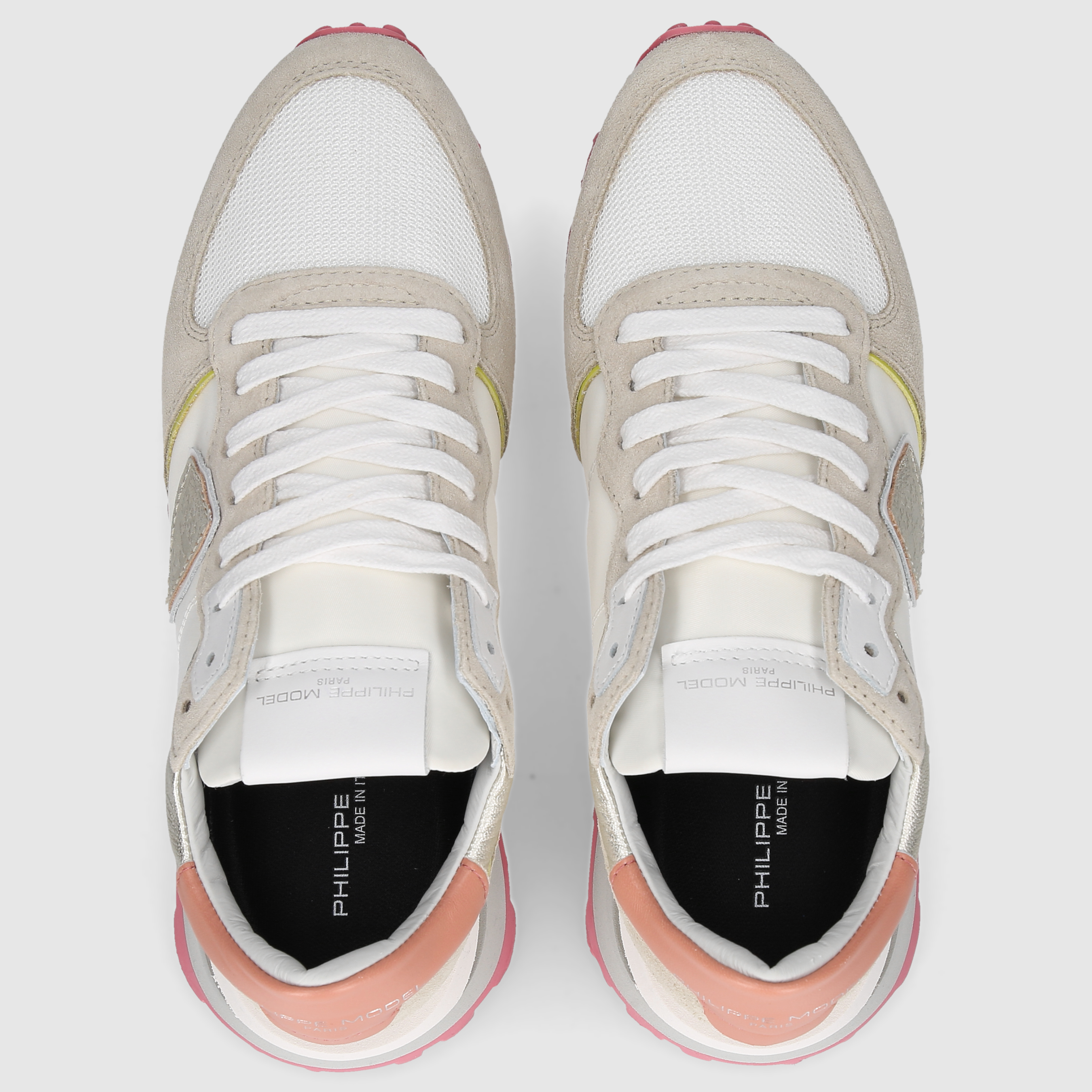 Philippe Model women's sneakers TKLD WHITE-PINK