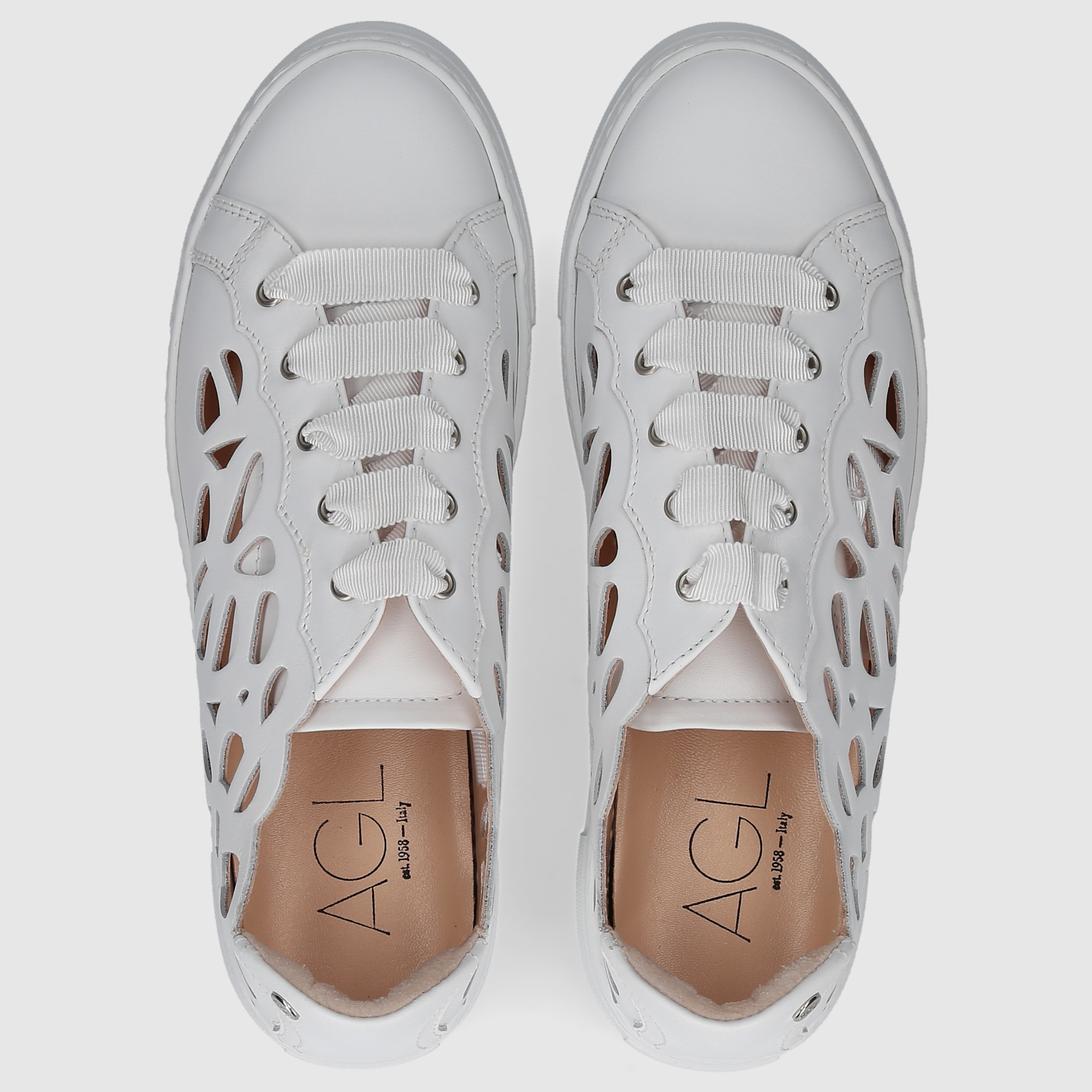 AGL Attilio Giusti Leombruni Women's Sneaker D925249PGKV187C944 WHITE