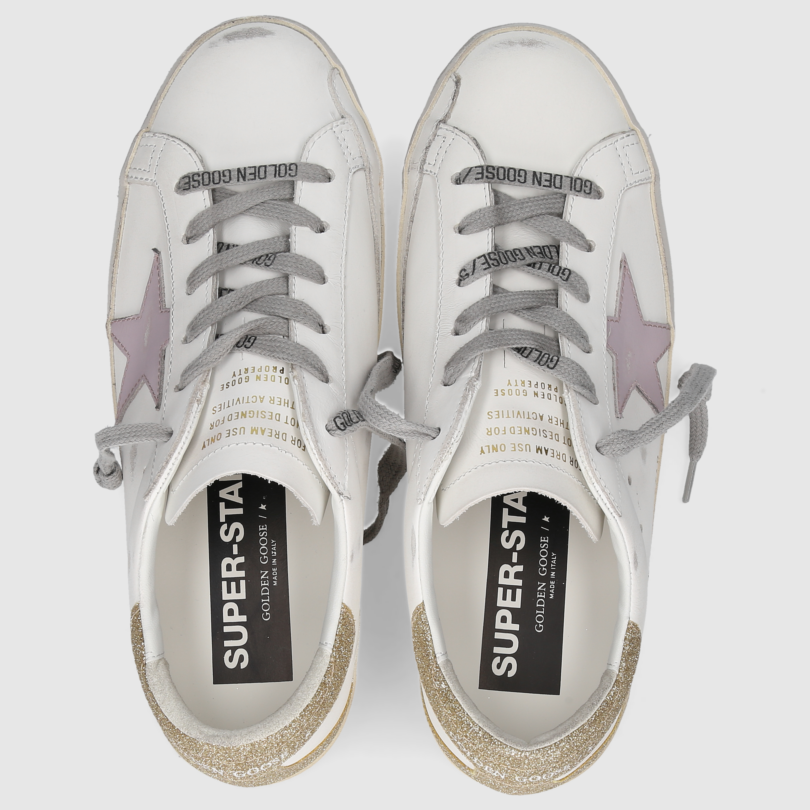 Golden Goose Damen SNEAKER GWF00102 BEIGE-ROSA