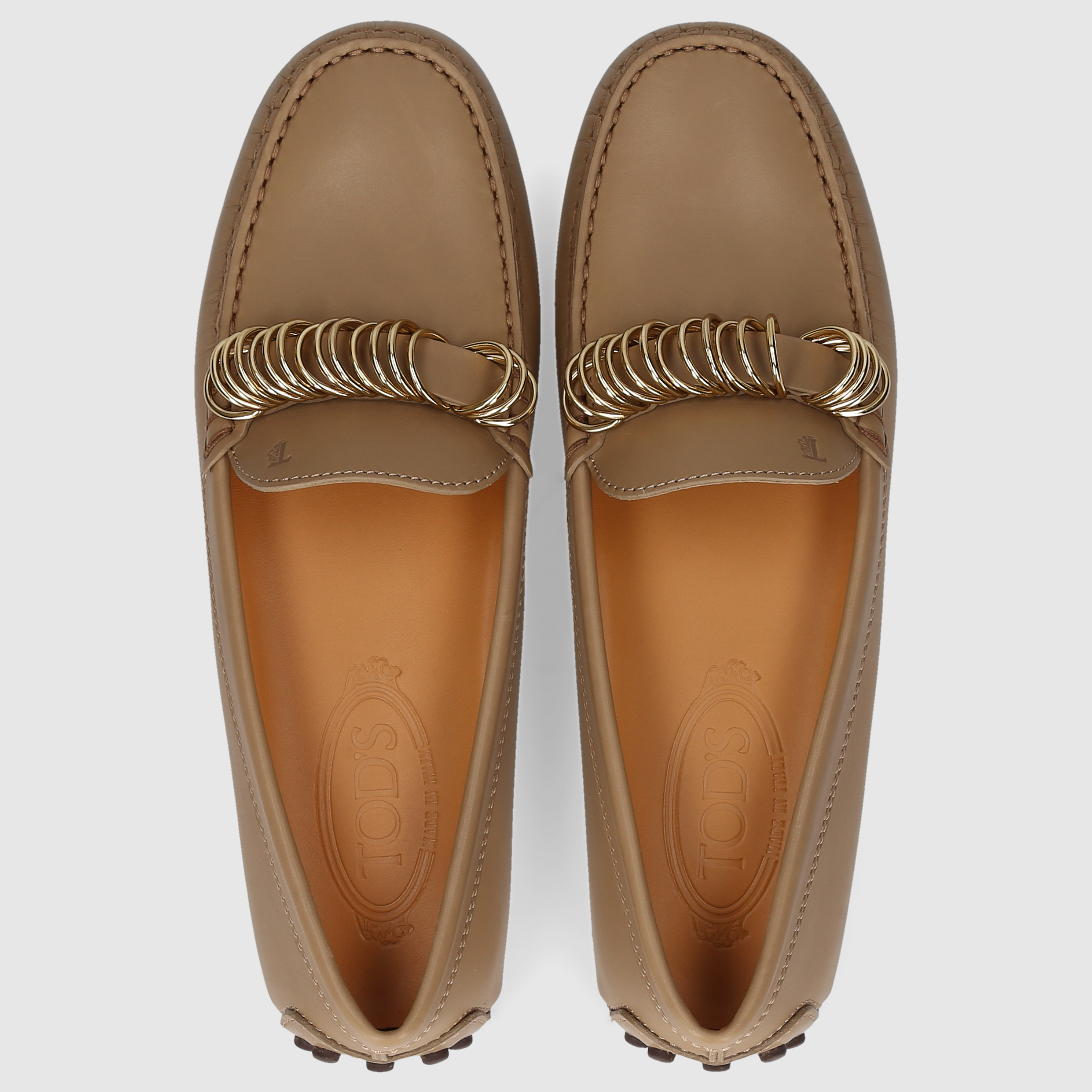 Tod's Damen Mokkasins XXW22L0JI70N6MC806 TAUPE