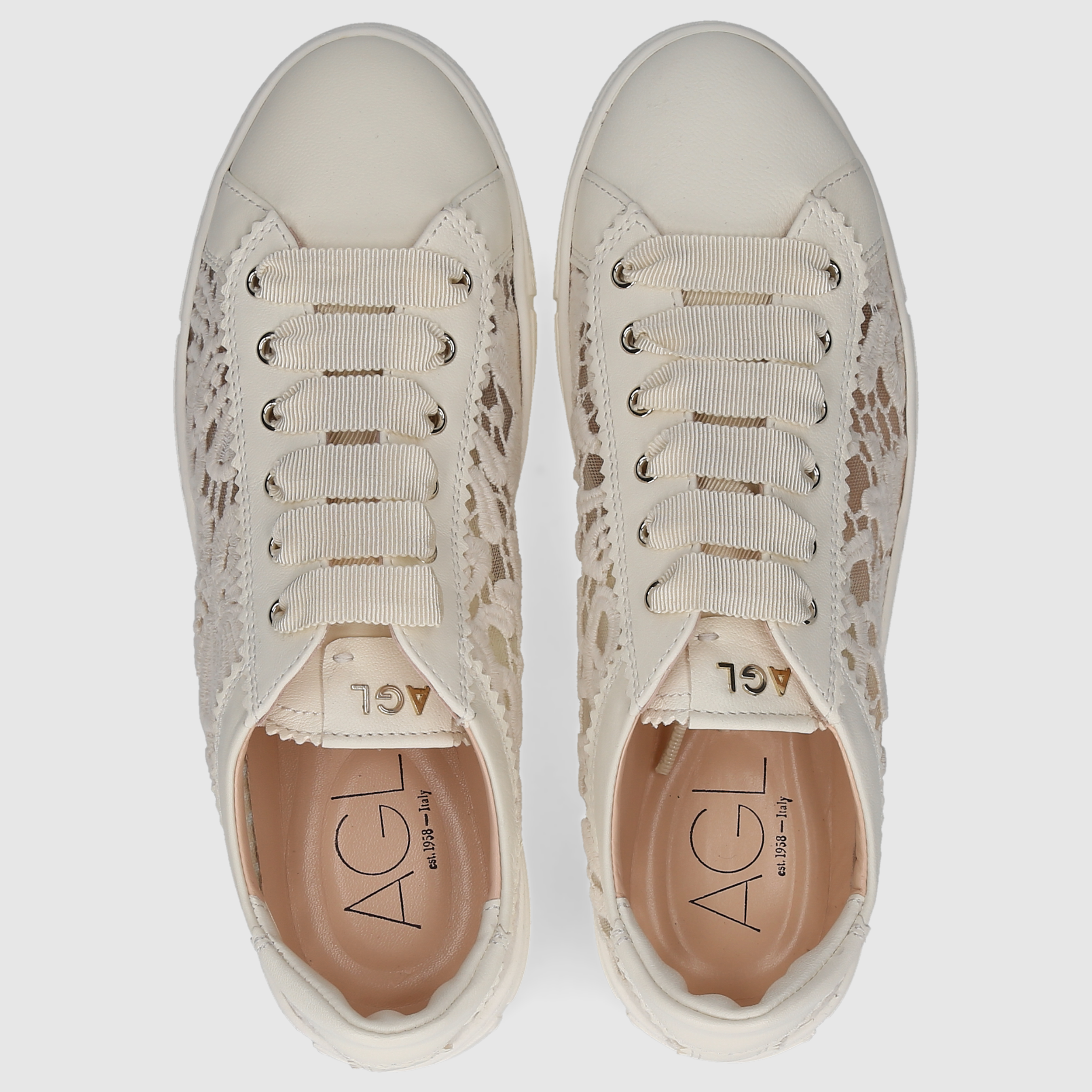 AGL Attilio Giusti Leombruni Damen Sneaker D936031PGKTI046C253 ECRU