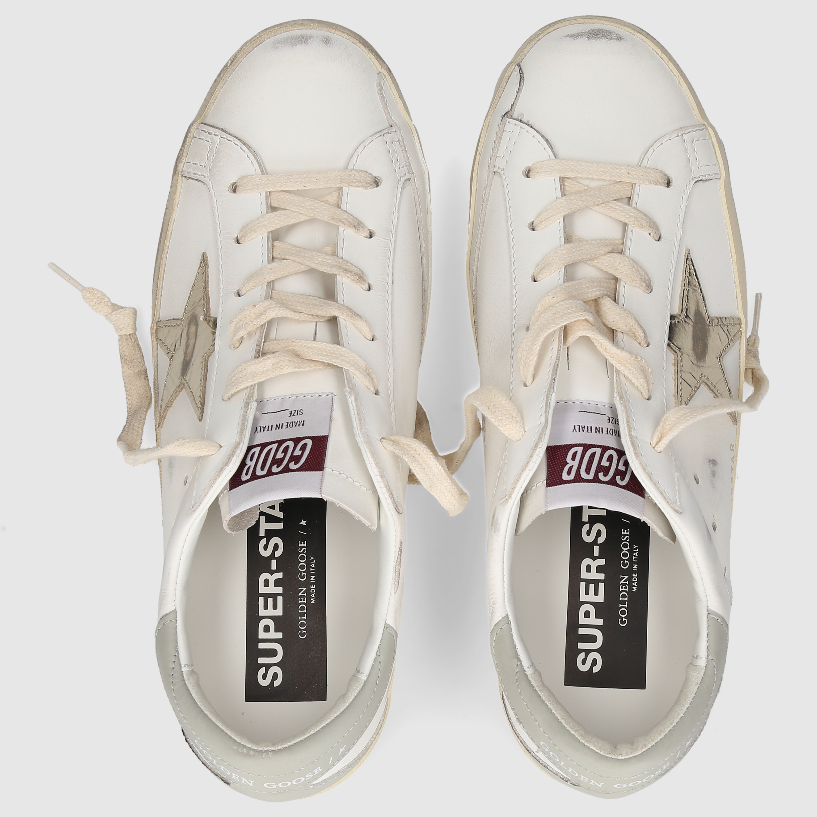 Golden Goose Damen SNEAKER GWF00102 WEISS-GOLD