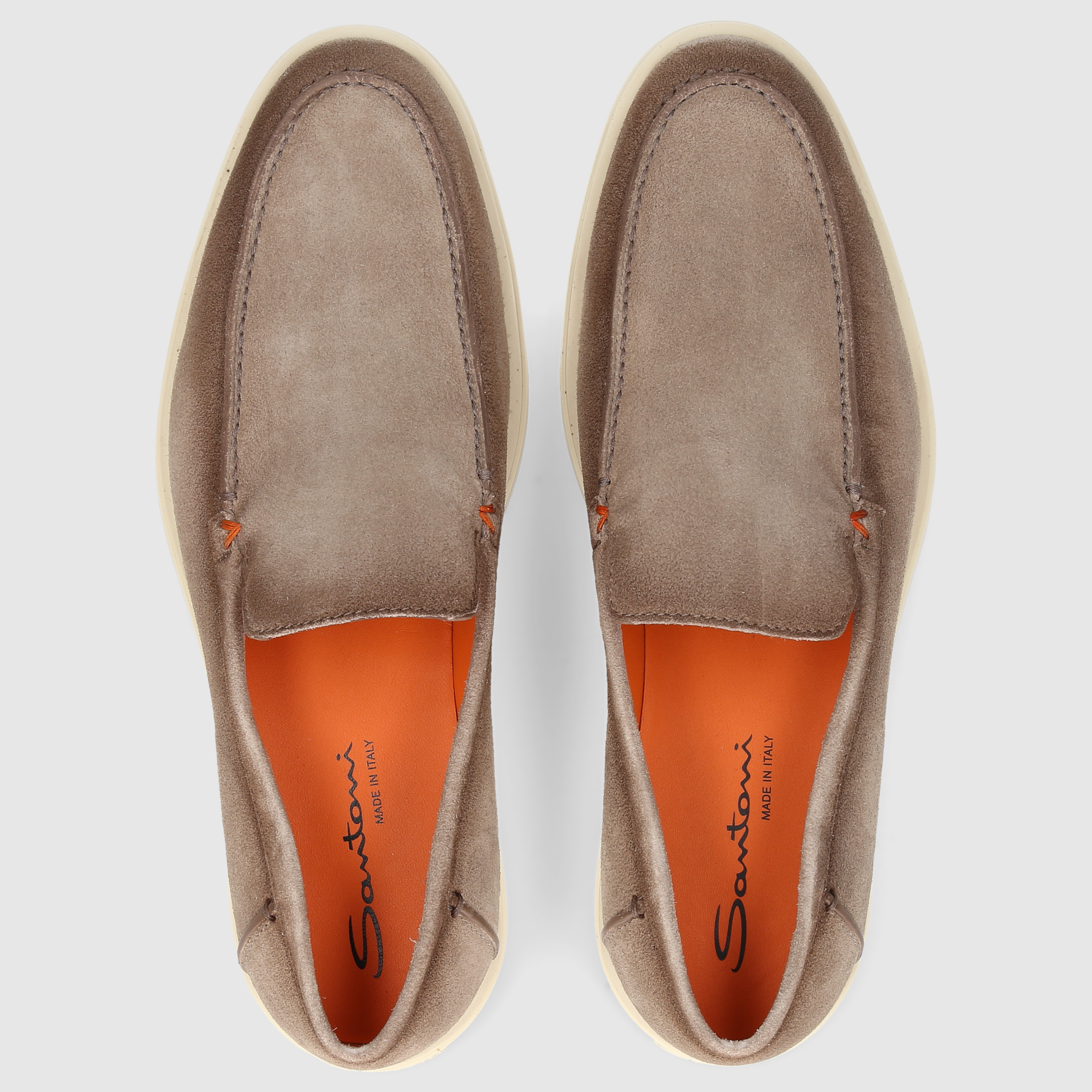 Santoni Herren Mokkasins MGDT17824TICBGEX BRAUN