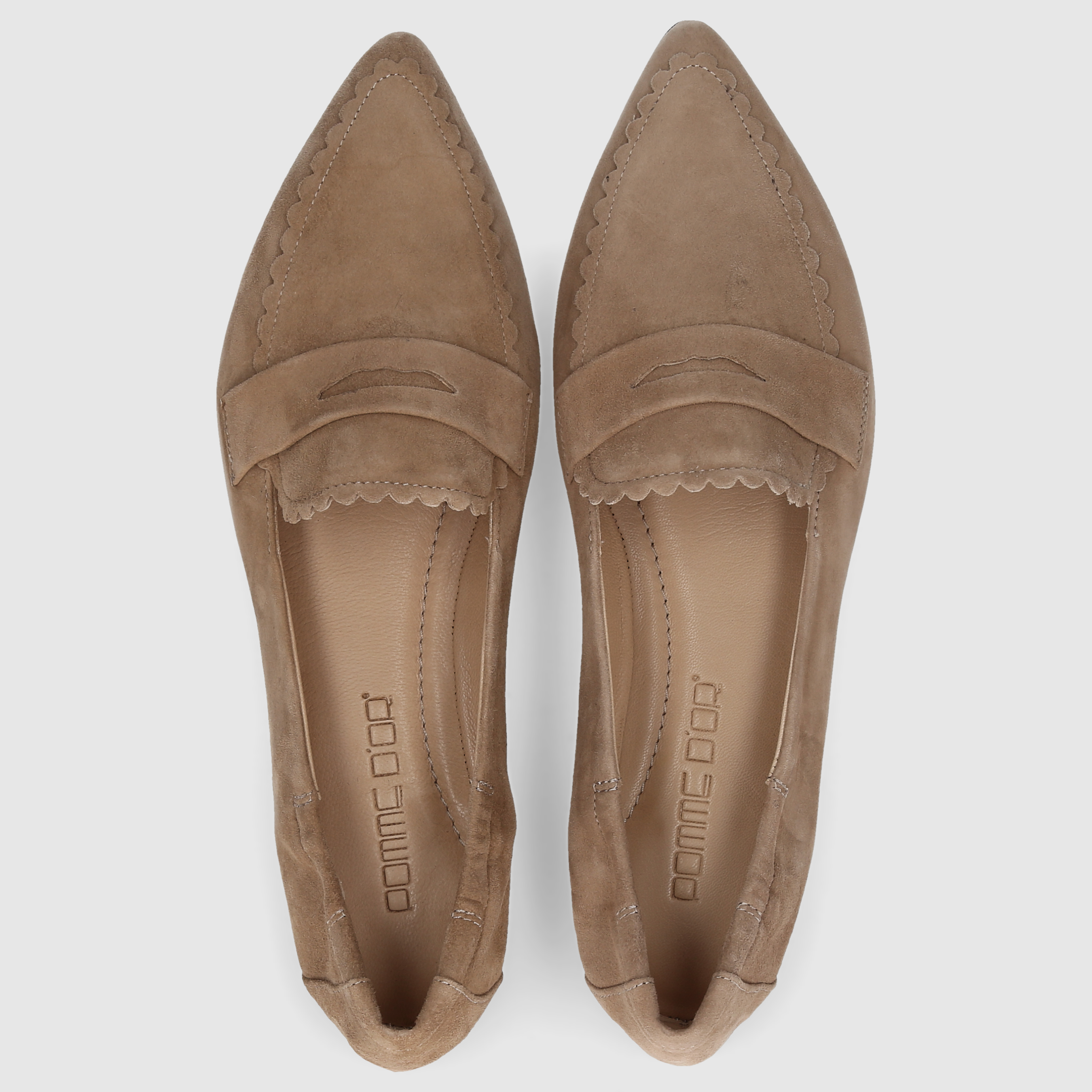 Pomme D`OR Damen Ballerinas 0811 HL BRAUN