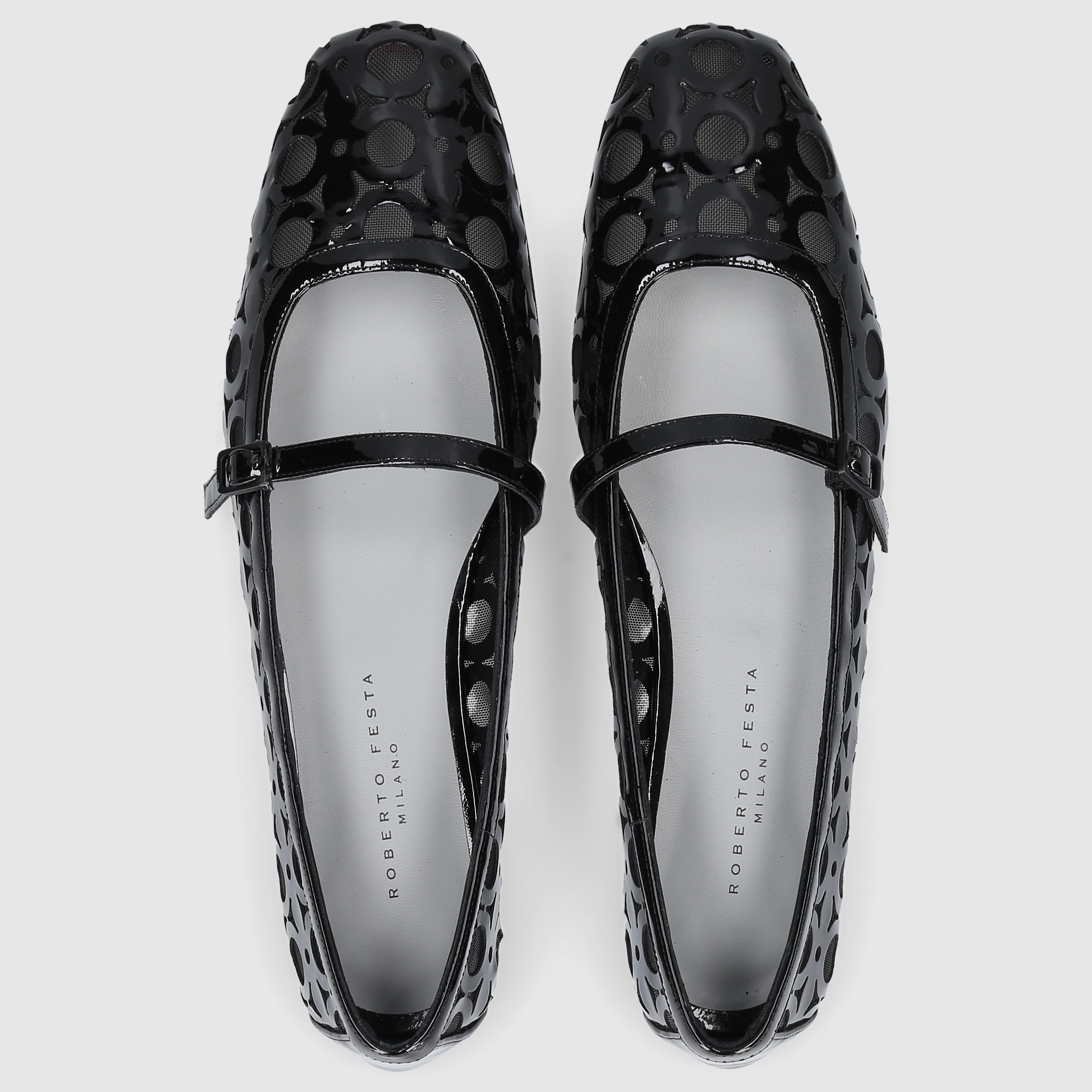 Roberto Festa Damen Ballerinas BESSET SCHWARZ