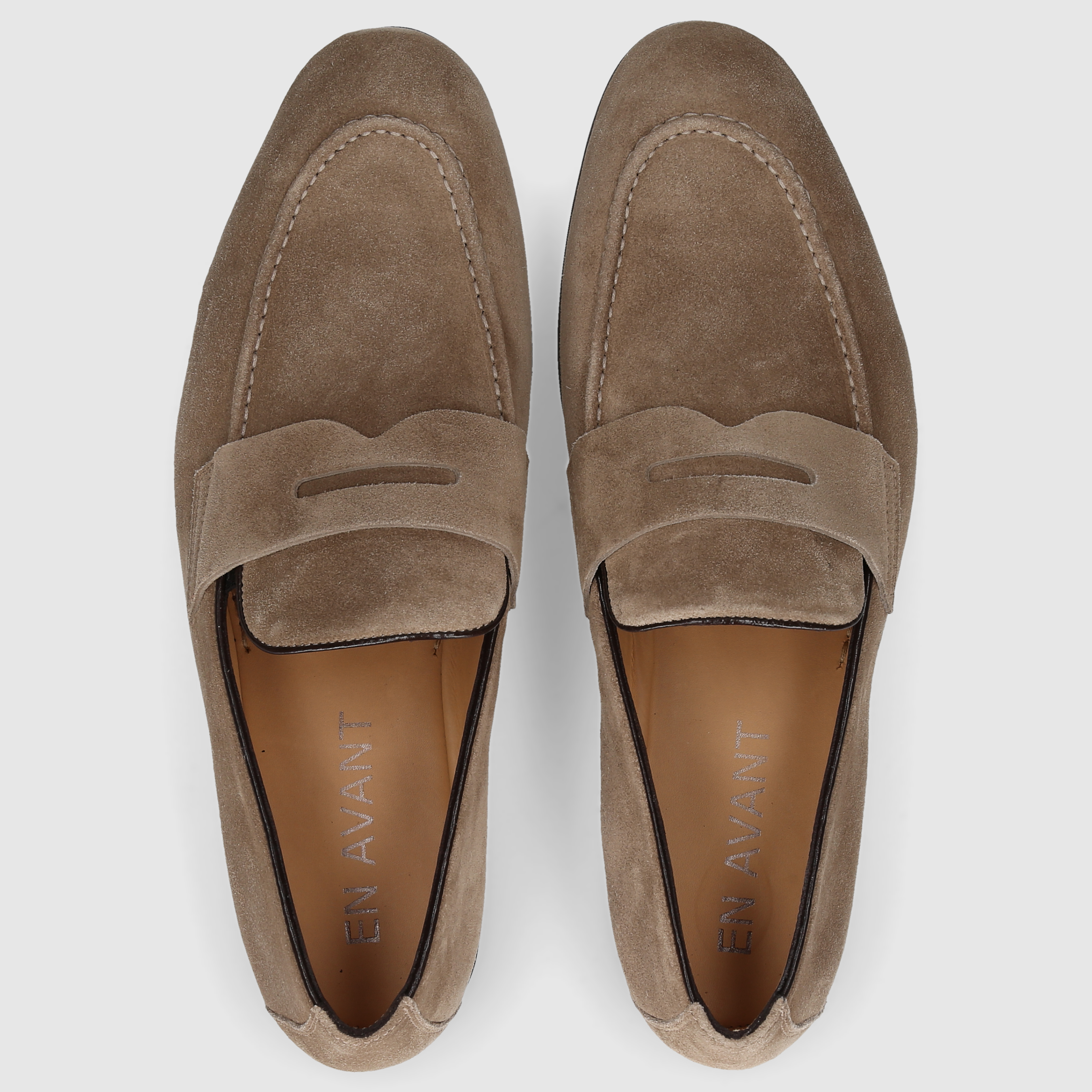 EN AVANT Herren Mokkasins 464 TAUPE