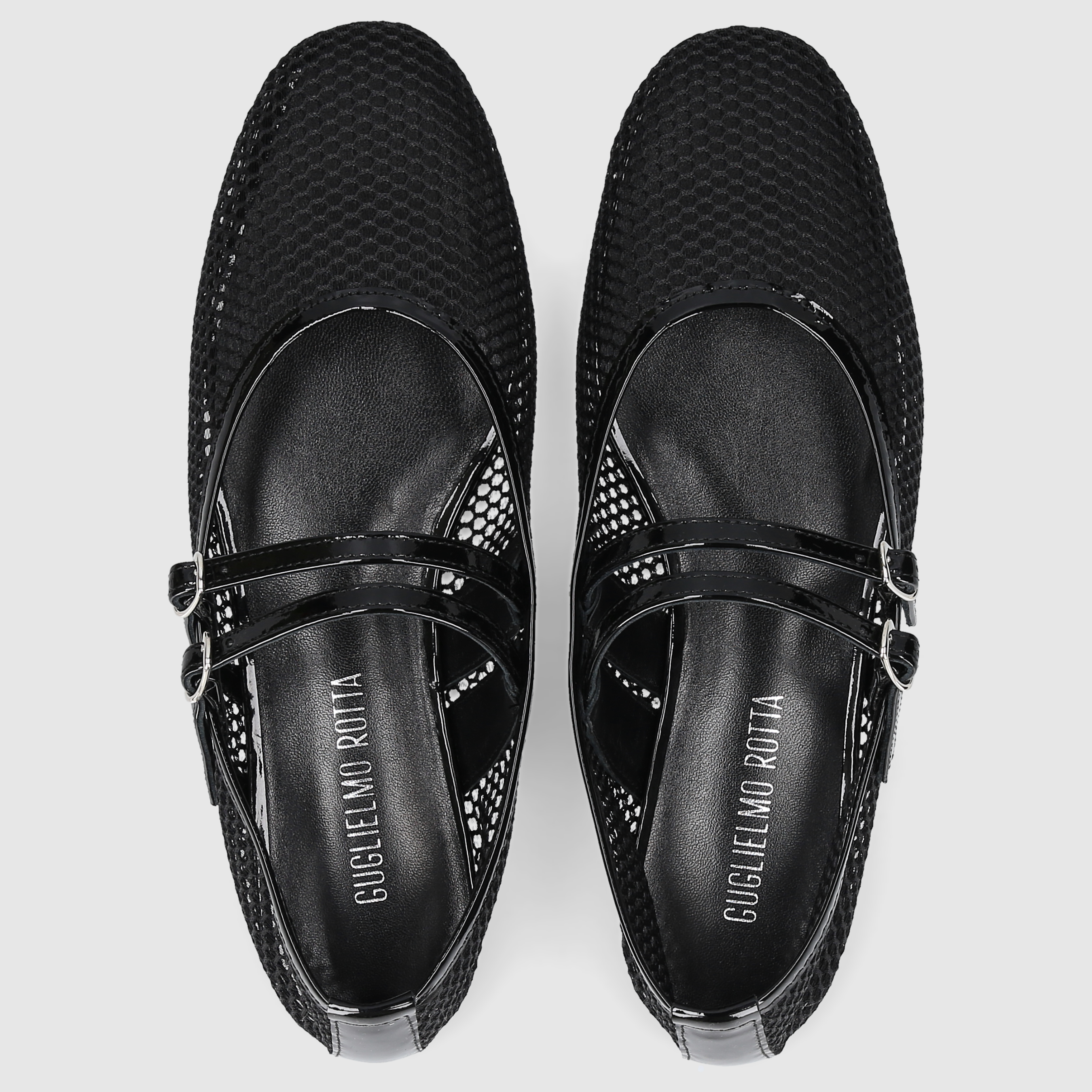 Guglielmo Rotta Damen Ballerinas 52160057 SCHWARZ