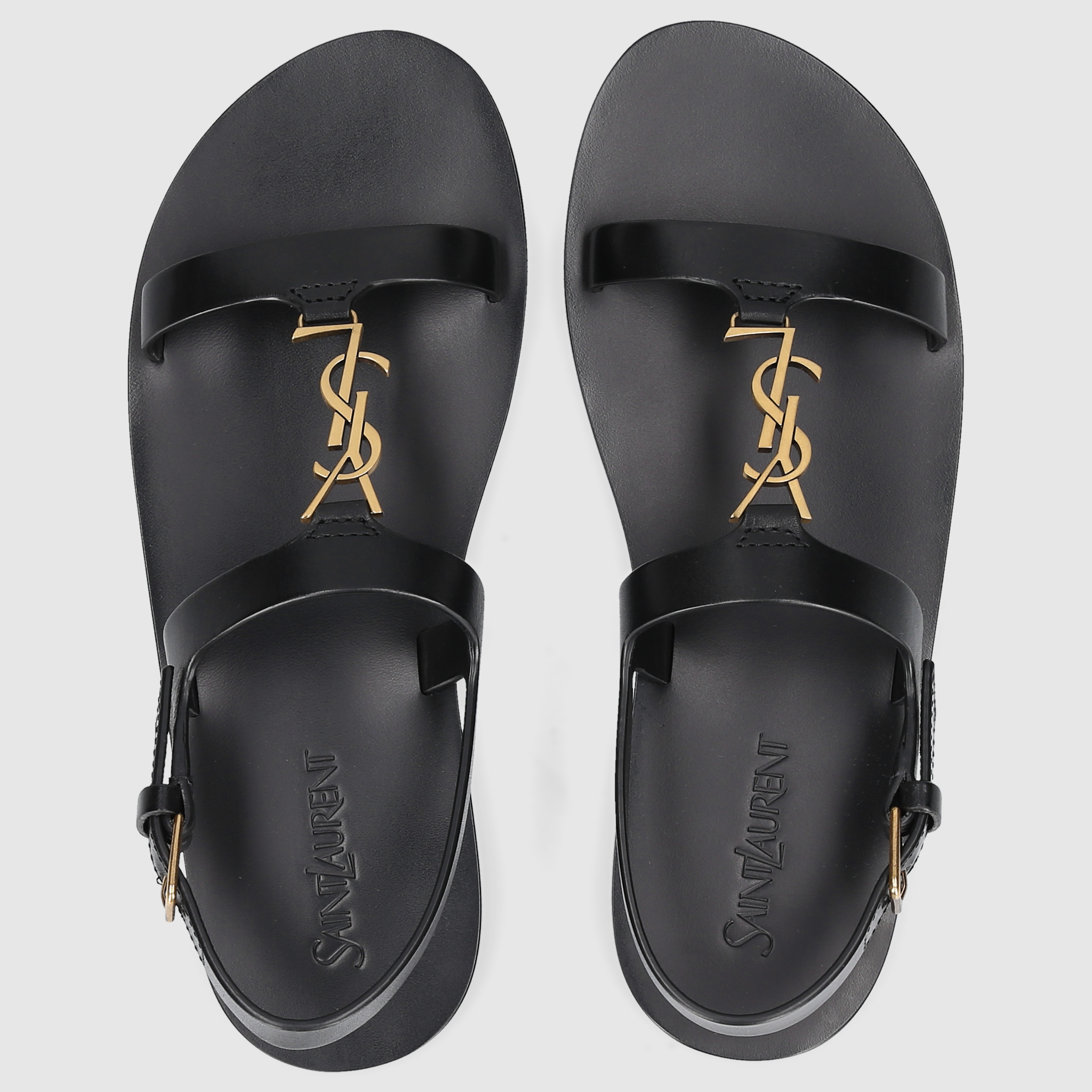 Saint Laurent W SANDALS FLAT 818294 Black