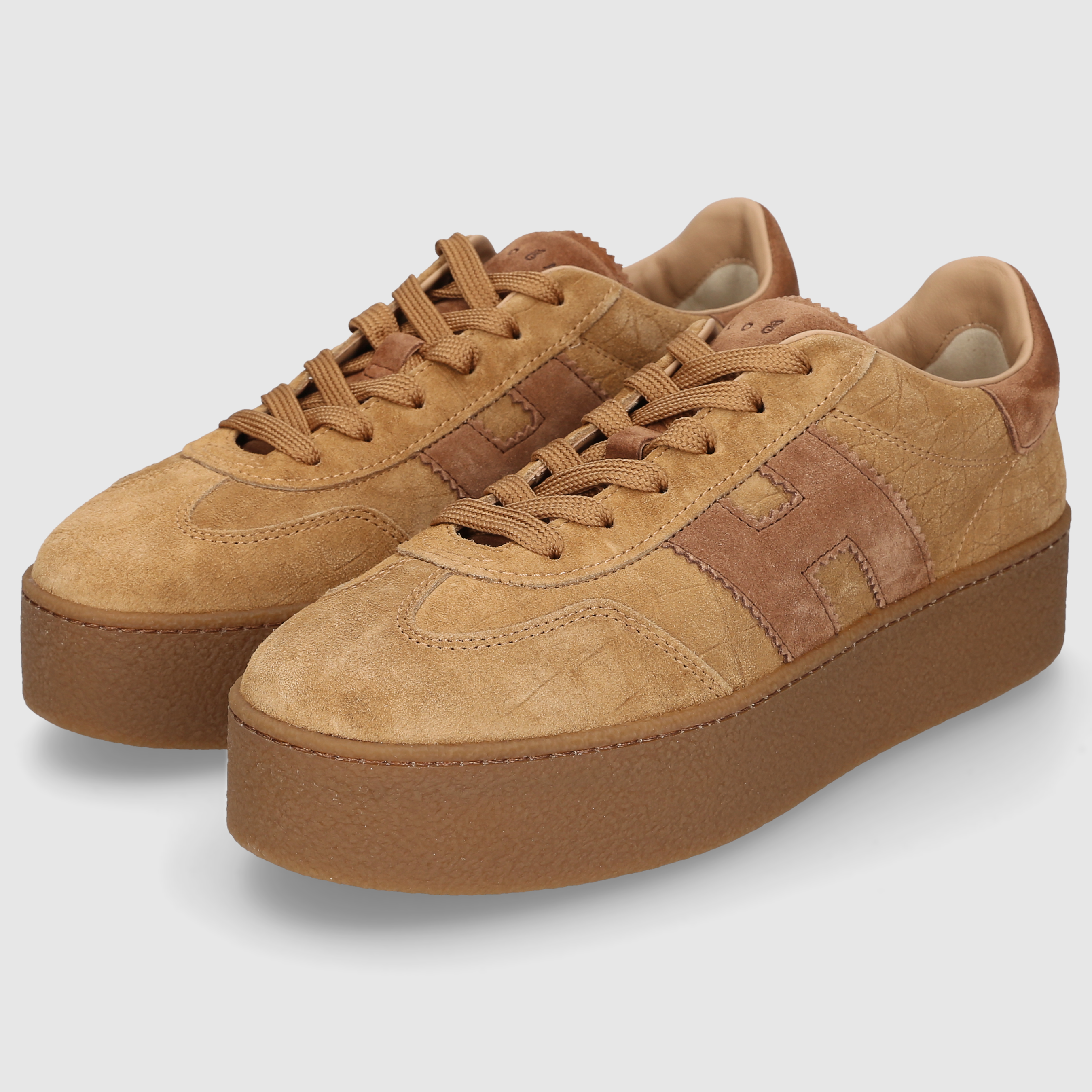 Hogan Damen Sneaker HXW6980FB6TUM CAMEL