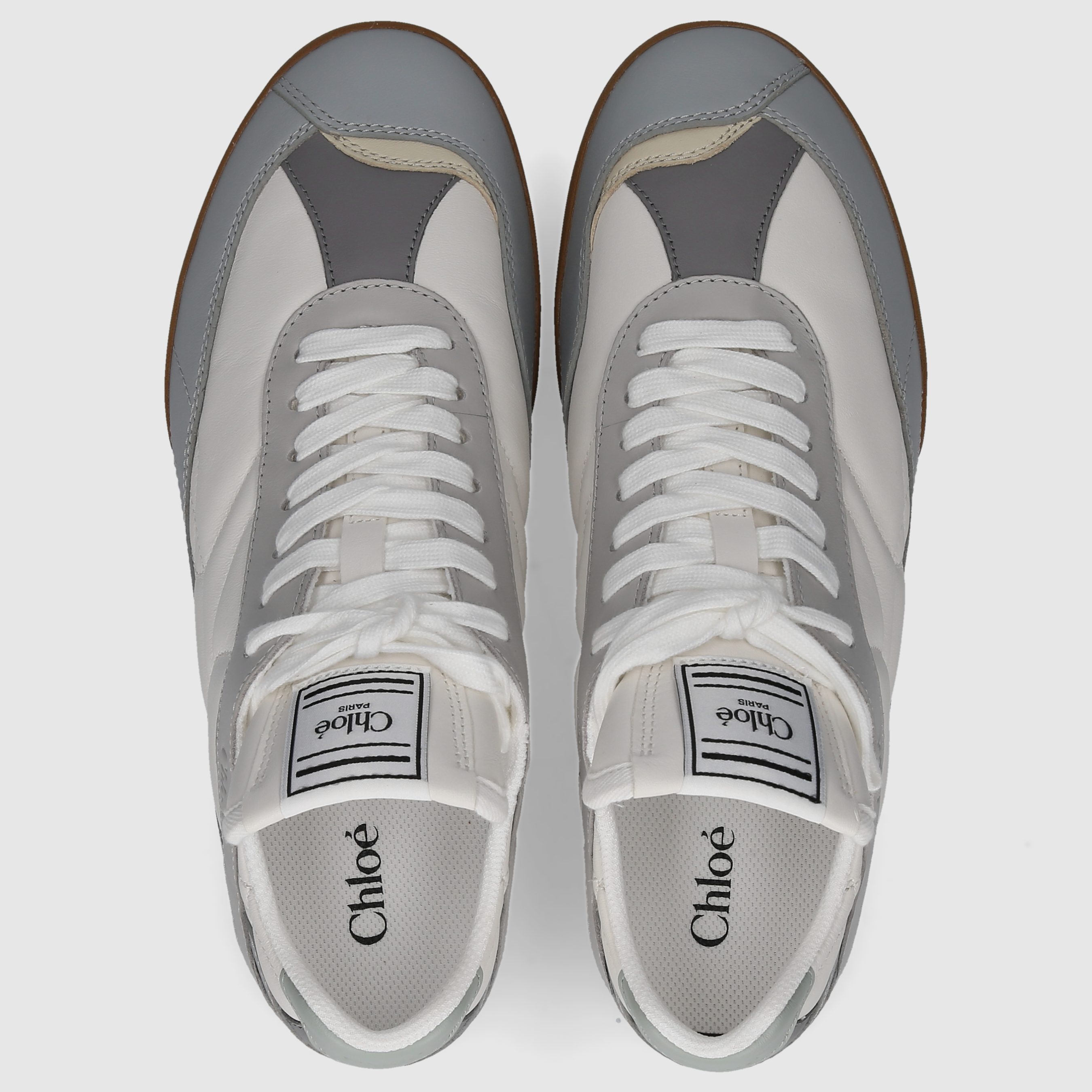 Chloé Damen Sneaker CHC25S07HPN47O WEISS-HLBLAU