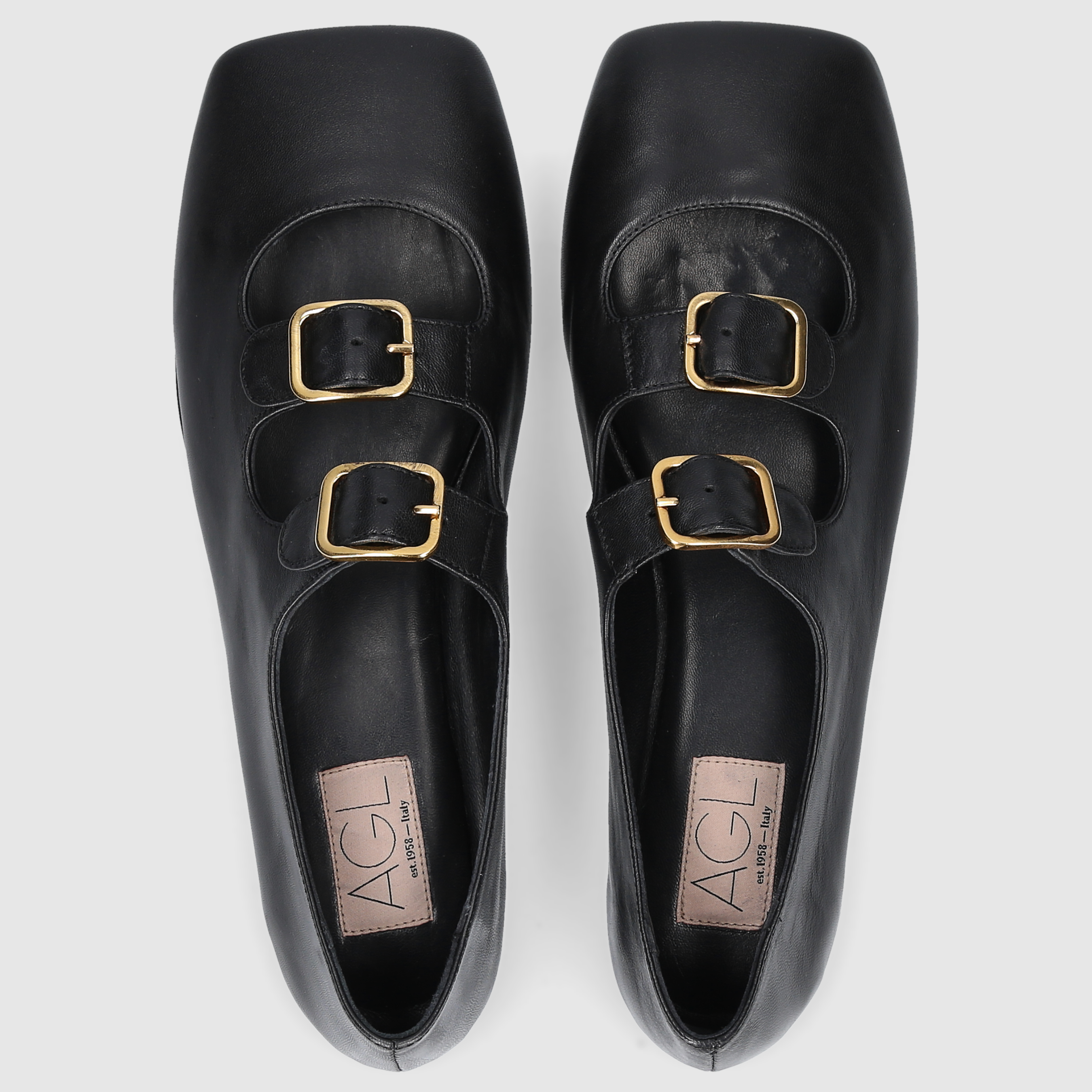 AGL Attilio Giusti Leombruni Damen Ballerinas D840001PGKA0761013 SCHWARZ