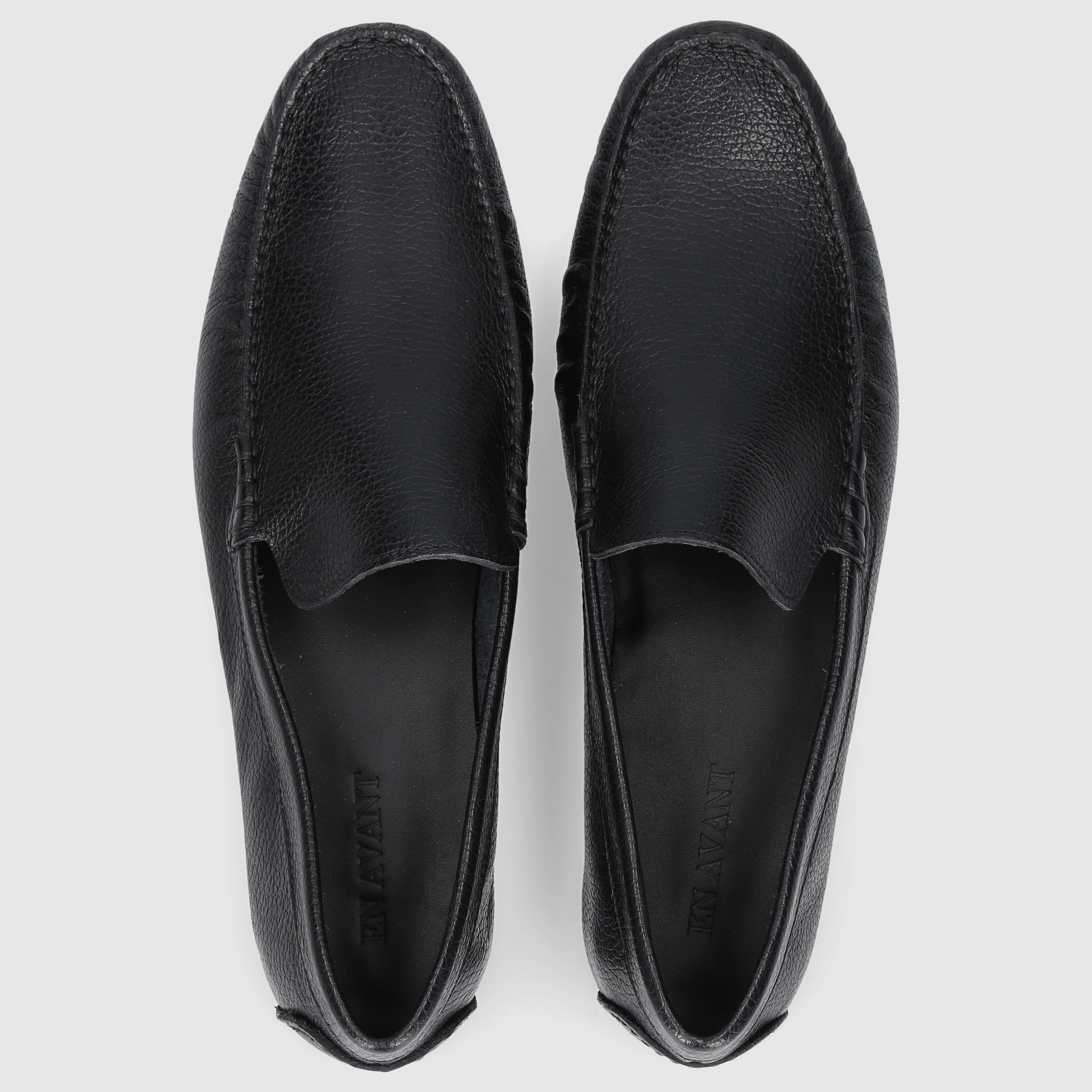 P. Dolce Men's Moccasins U1040001 BLACK