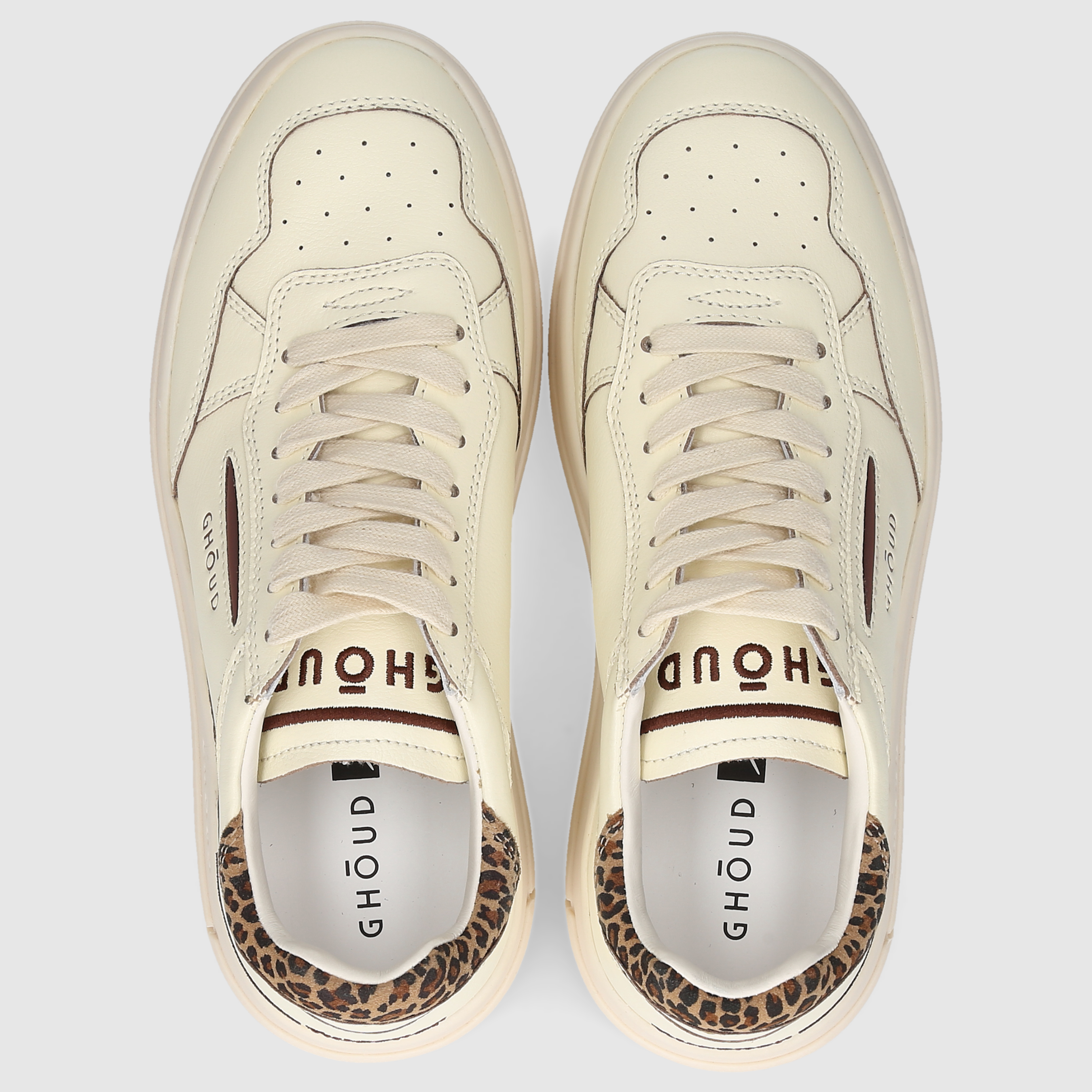 GHOUD Damen Sneaker TNLWLL21 BEIGE