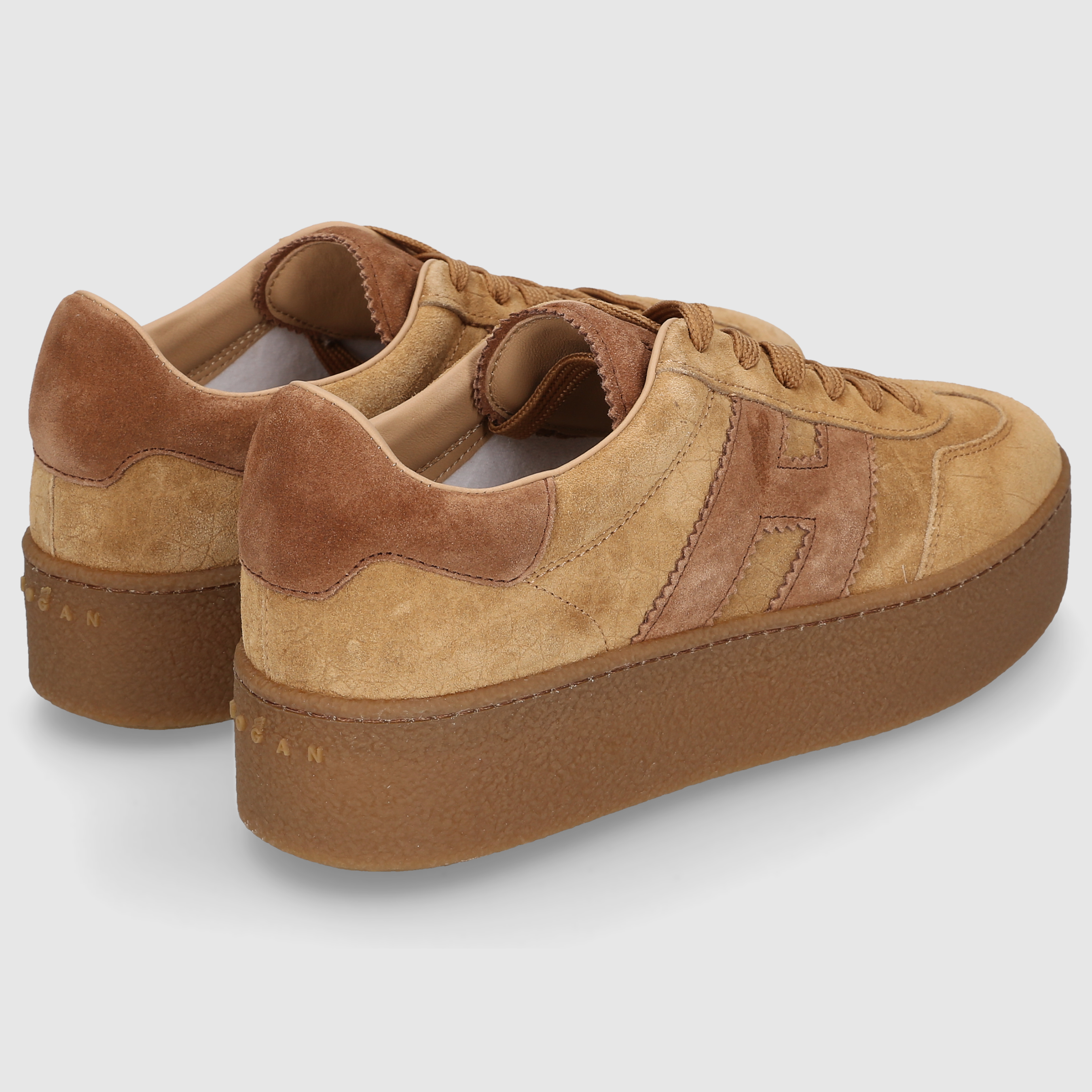 Hogan Damen Sneaker HXW6980FB6TUM CAMEL