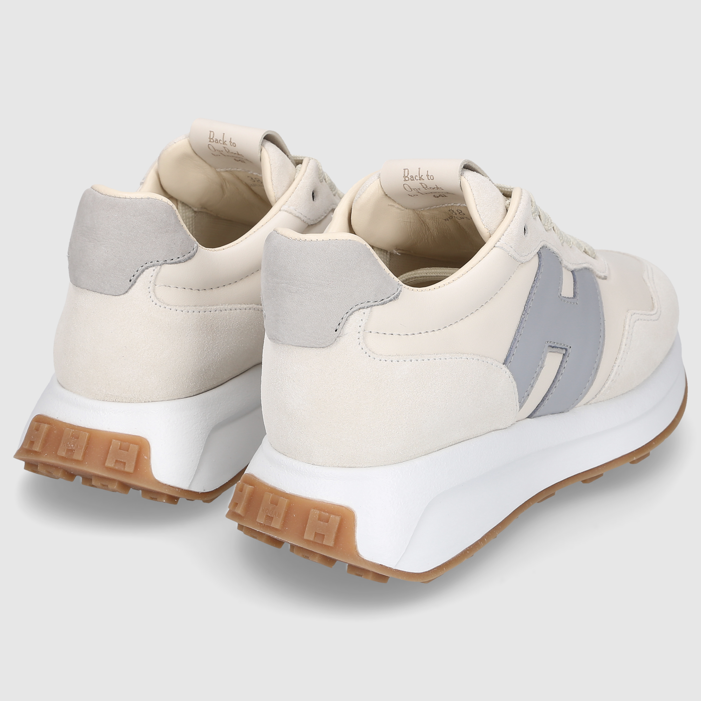 Hogan Damen Sneaker HXW6410EH41U3T0CA2 BEIGE-GRAU