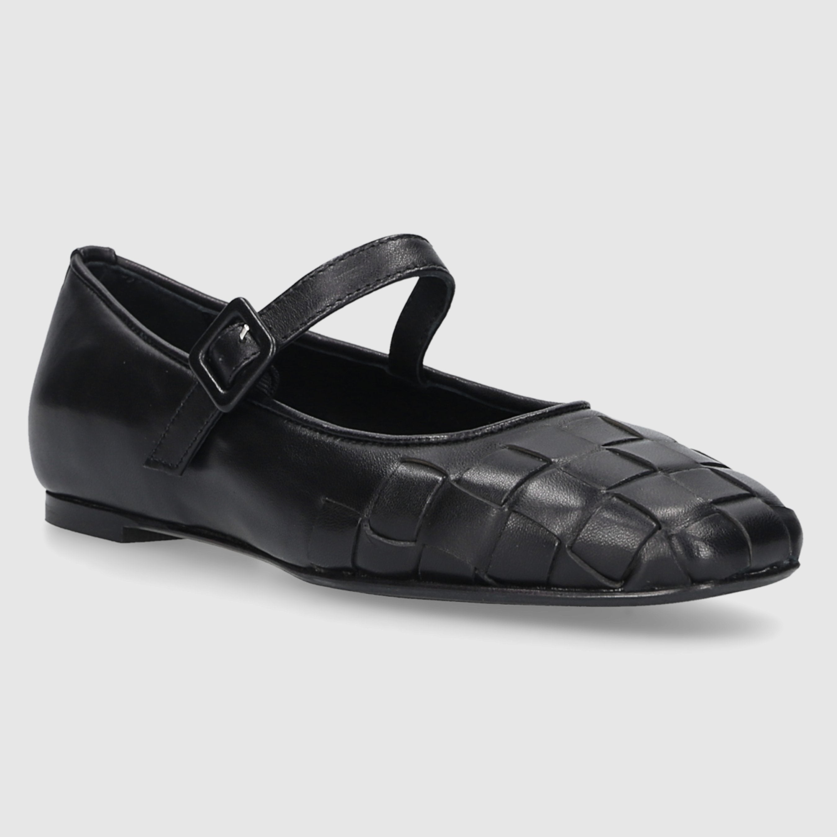 EN AVANT Ladies Ballerina BL2406 Calf Leather Black