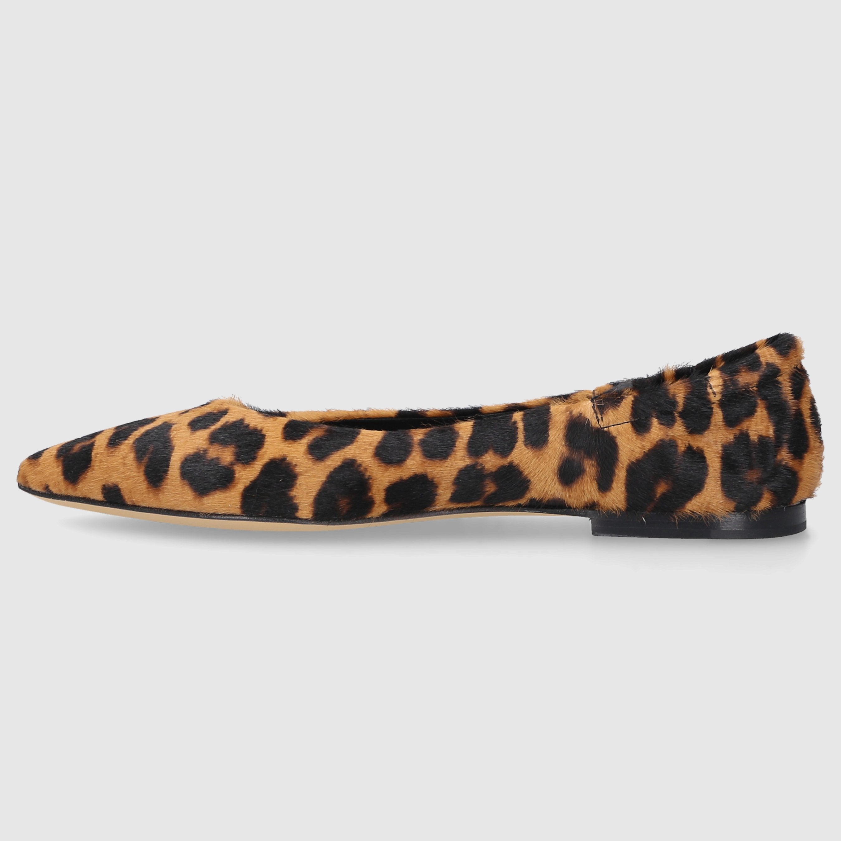 Pomme D`OR Damen Ballerinas 1000U BRAUN-KOMBI