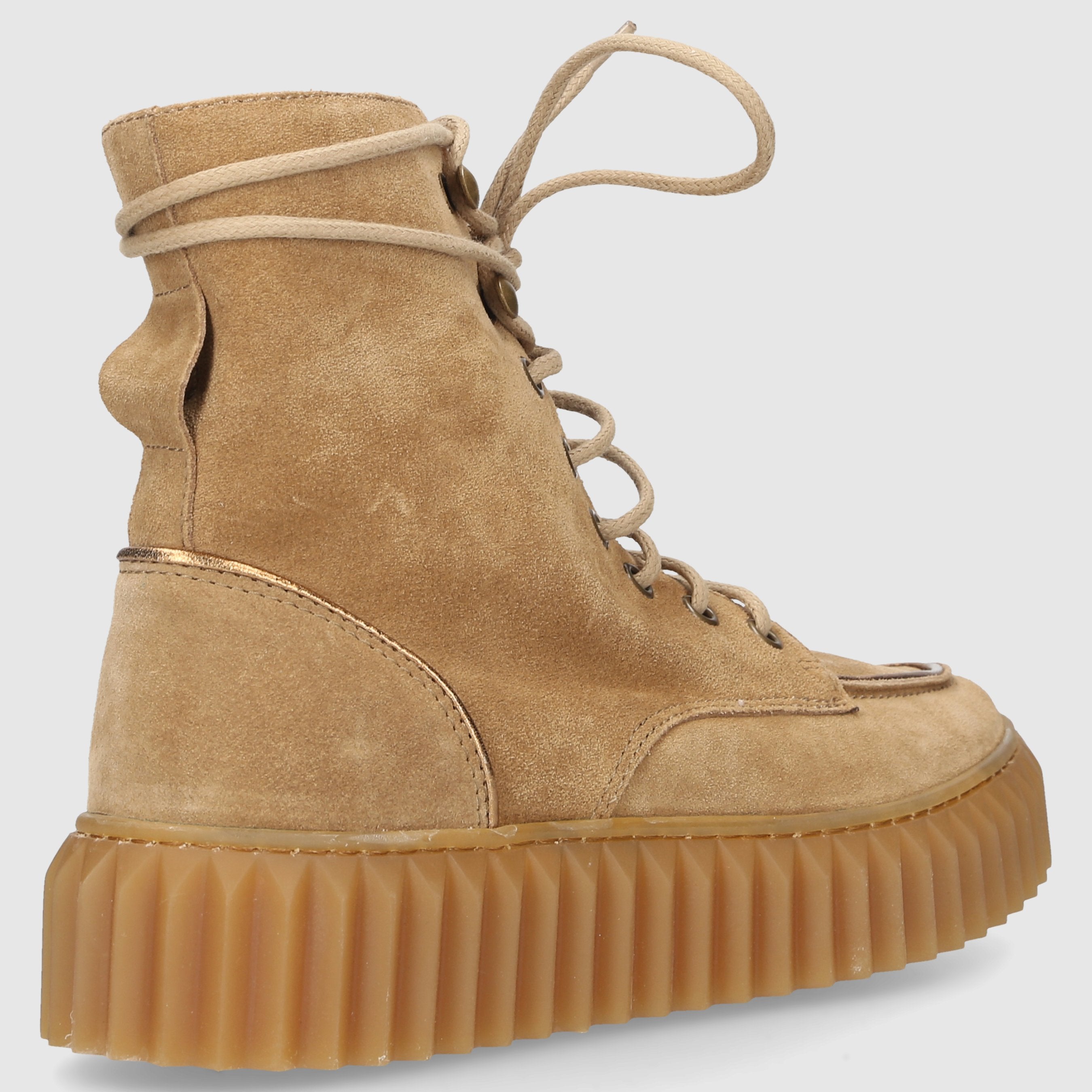 VOILE BLANCHE Damen Stiefeletten TISSA Veloursleder braun