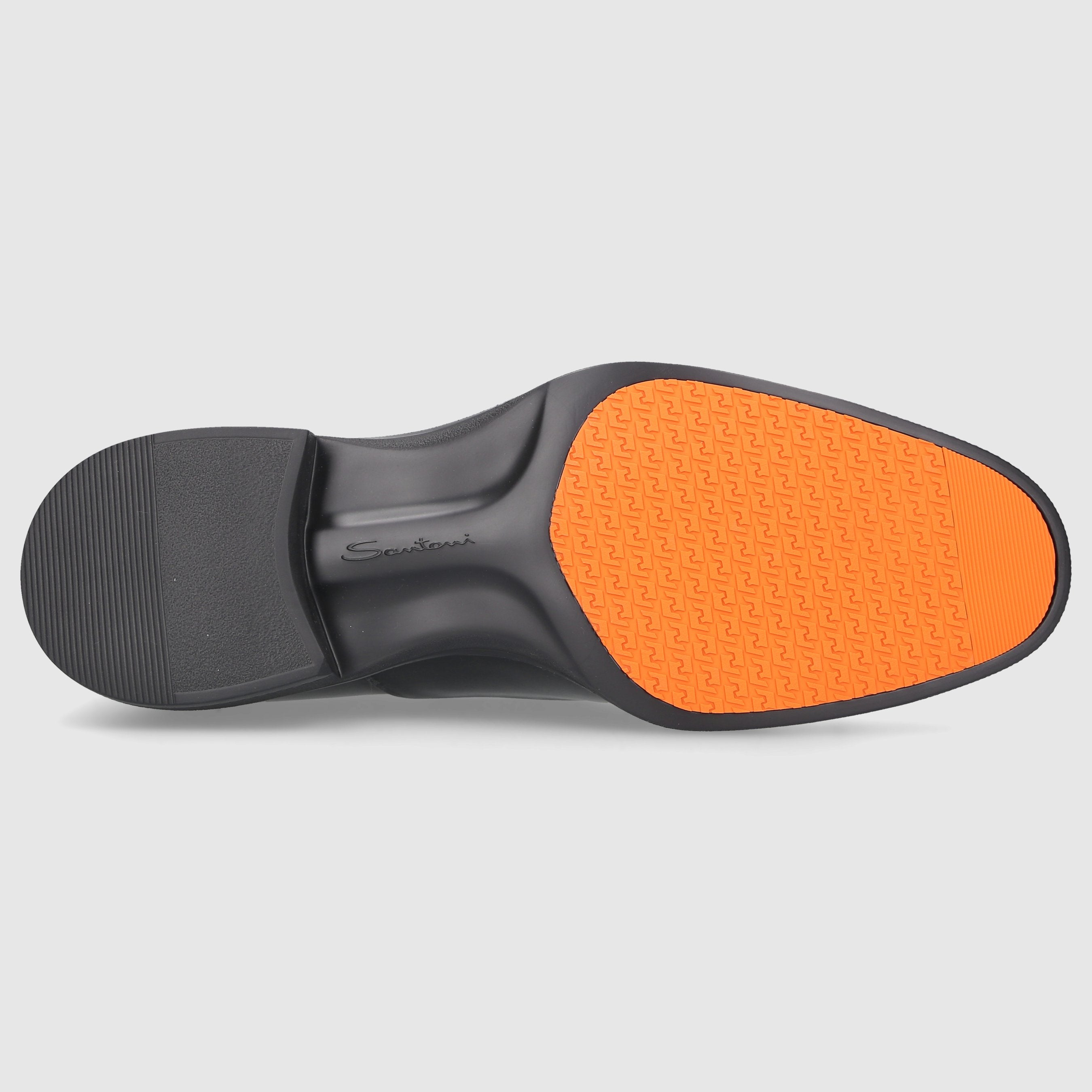 Santoni Herren Businessschuhe 18957 Kalbsleder schwarz